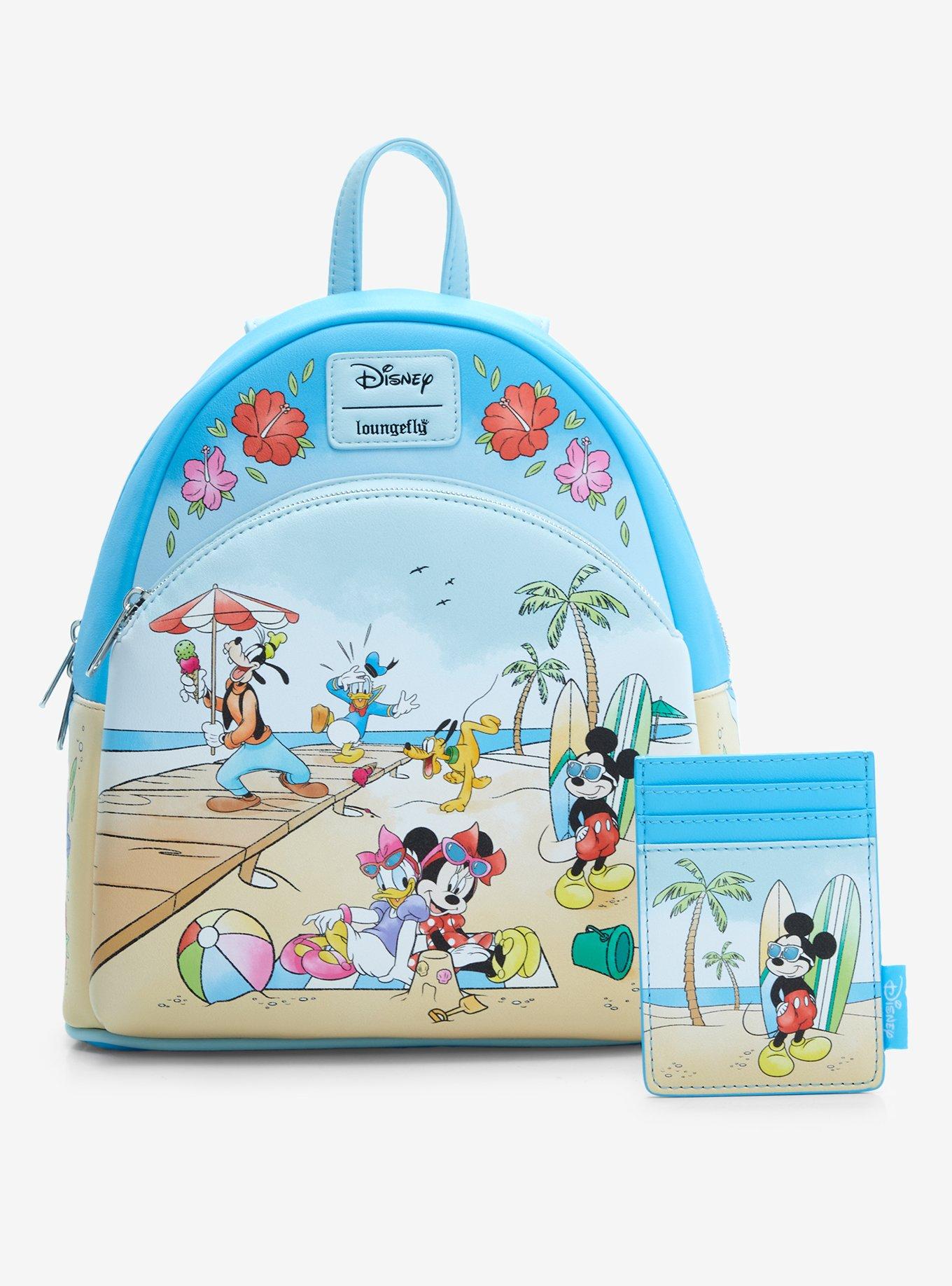 Loungefly Disney Mickey Mouse And Friends Beach Day Mini Backpack, , alternate