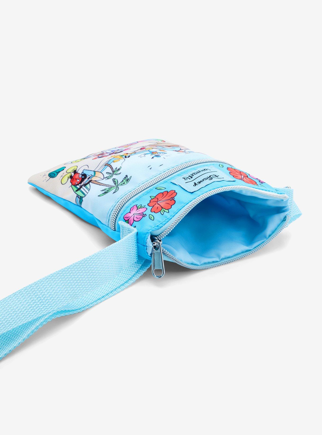 Loungefly Disney Mickey Mouse & Friends Beach Passport Crossbody Bag, , alternate