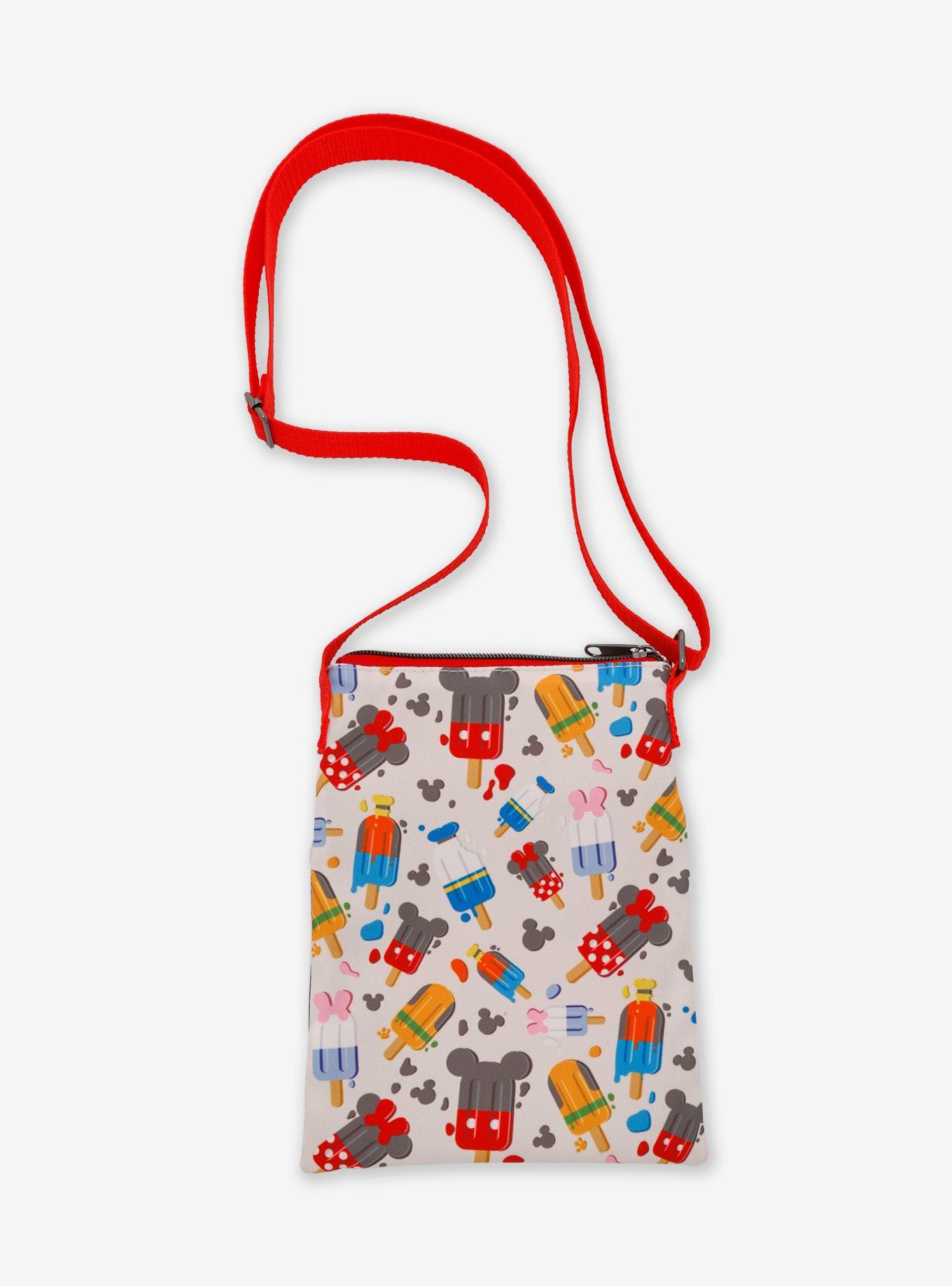 Loungefly Disney Mickey Mouse & Friends Popsicle Passport Crossbody Bag, , alternate