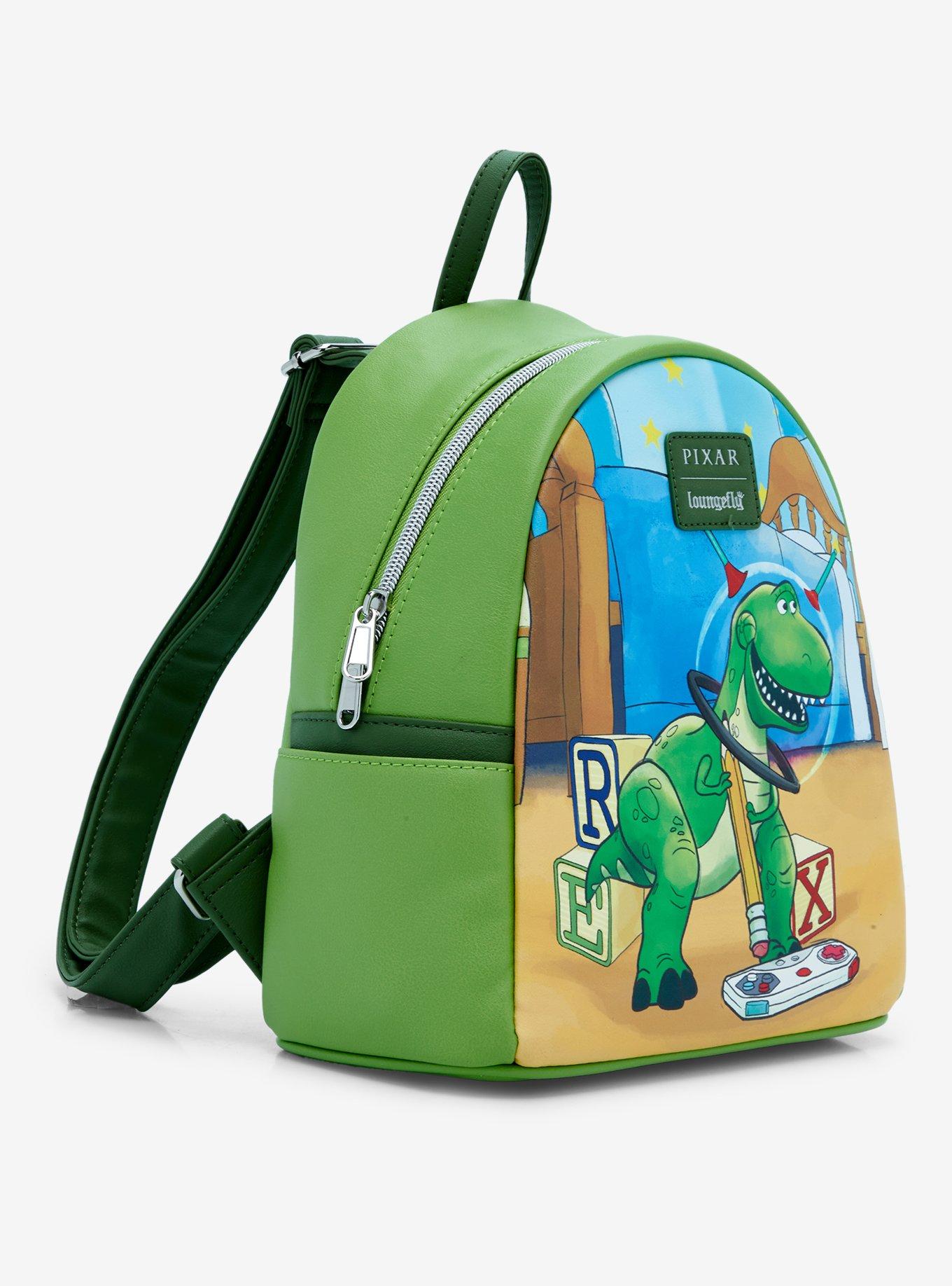 Loungefly Disney Pixar Toy Story Rex Little Arms Mini Backpack, , alternate