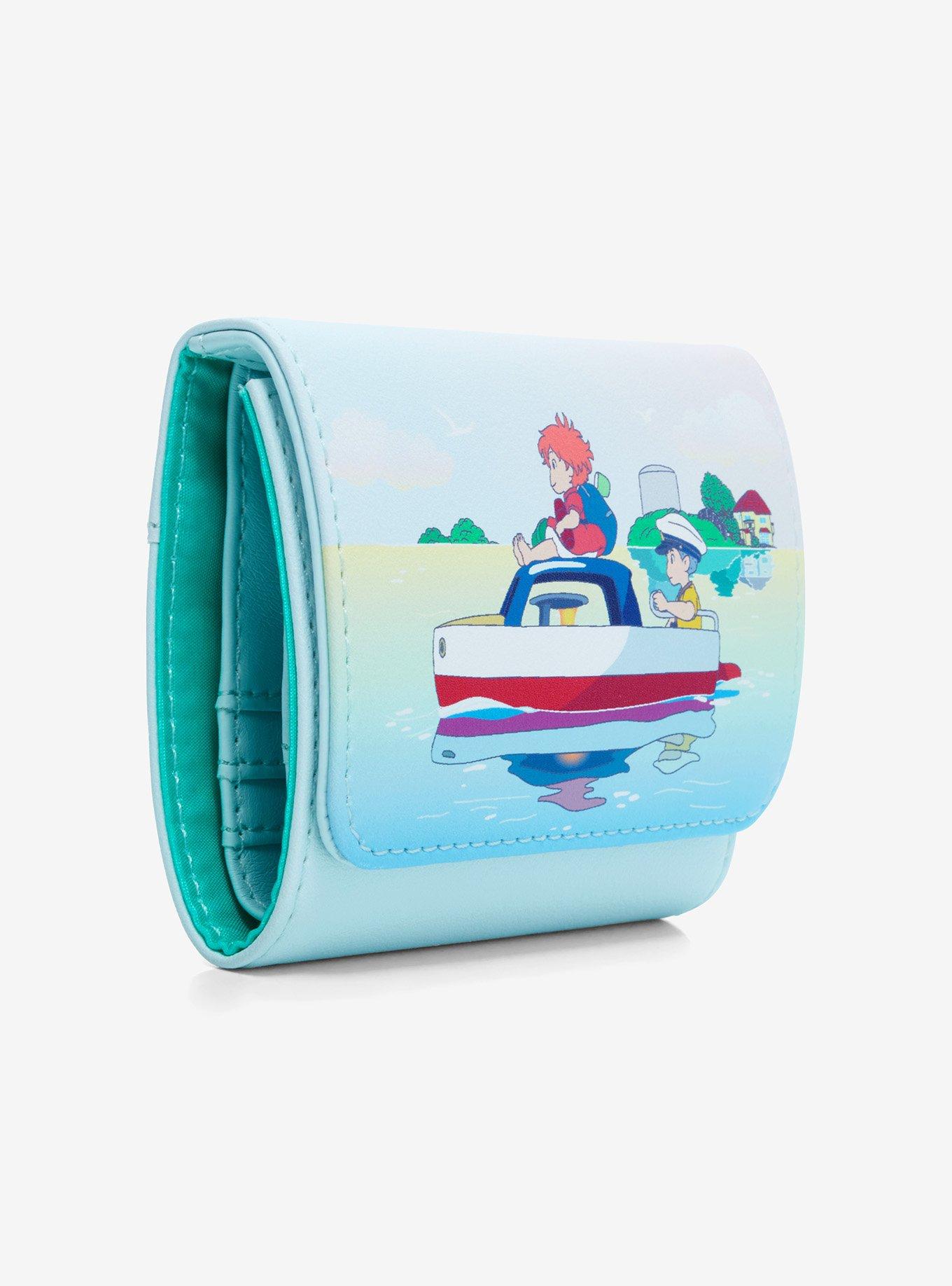 Loungefly Studio Ghibli® Ponyo Boat Scene Mini Flap Wallet, , alternate