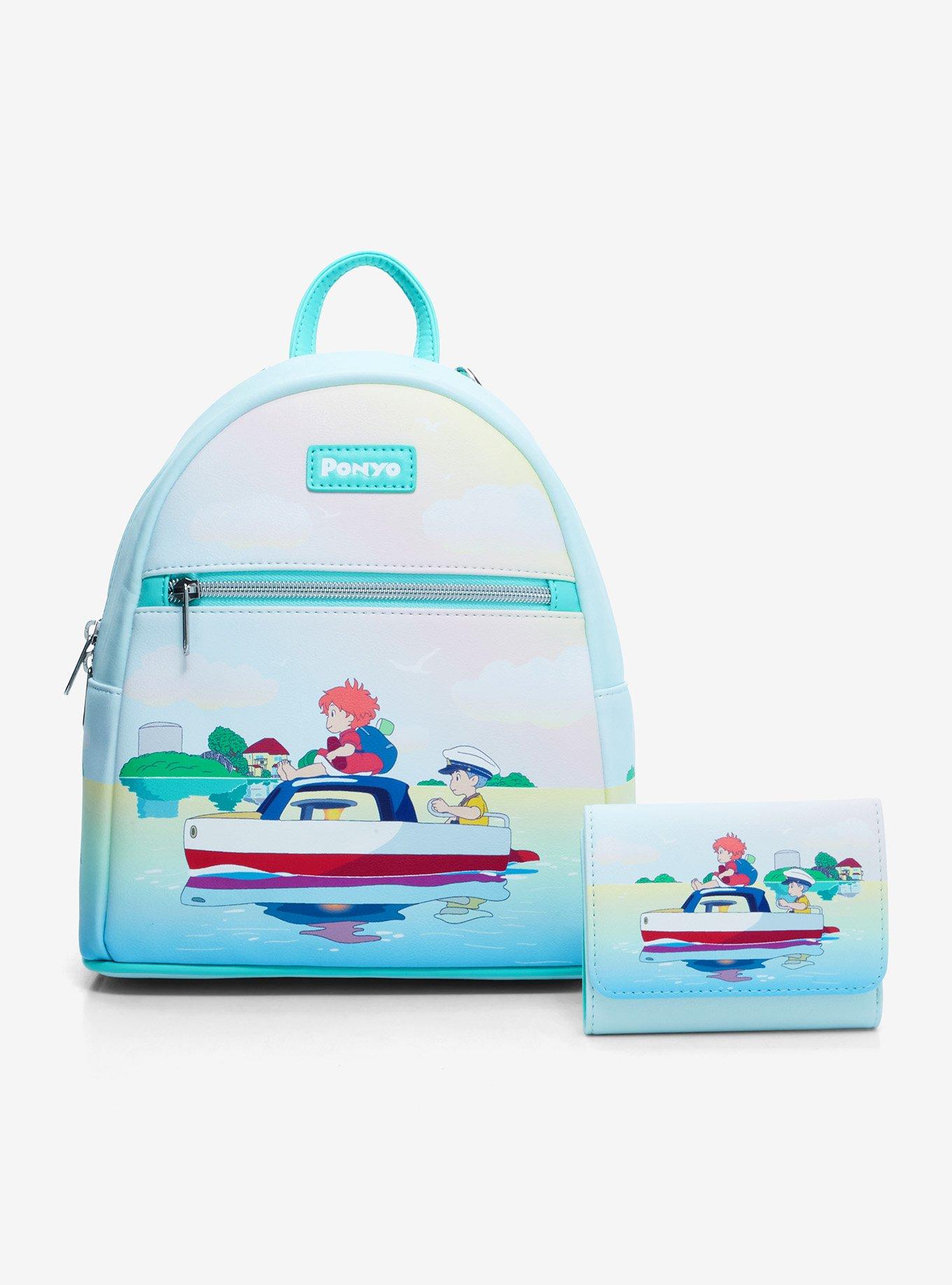 Loungefly Studio Ghibli® Ponyo Boat Scene Mini Flap Wallet, , alternate