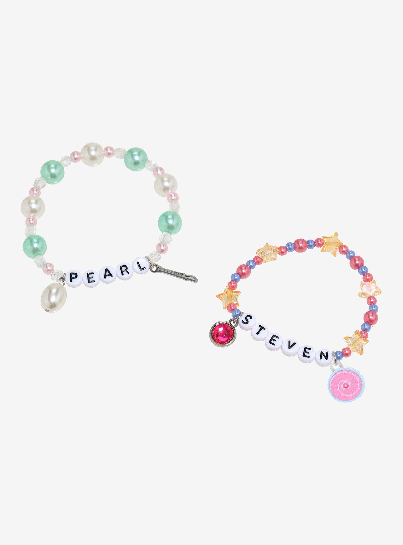 Steven Universe Pearl & Steven Best Friend Bracelet Set, , hi-res