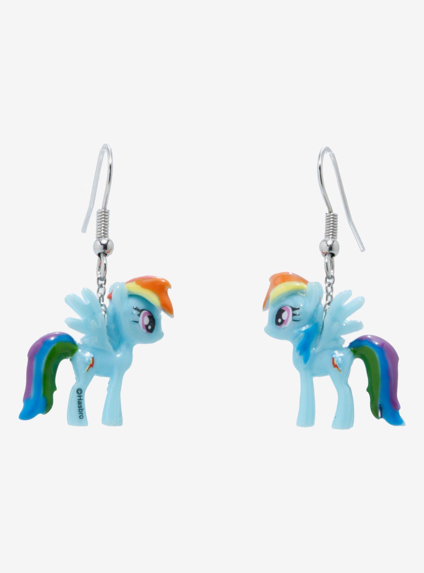 My Little Pony Rainbow Dash Earrings, , hi-res