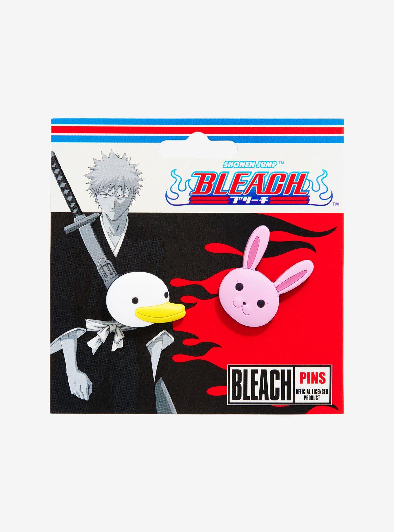 BLEACH Soul Candy Chappy & Yuki Silicone Head Enamel Pin Set, , alternate