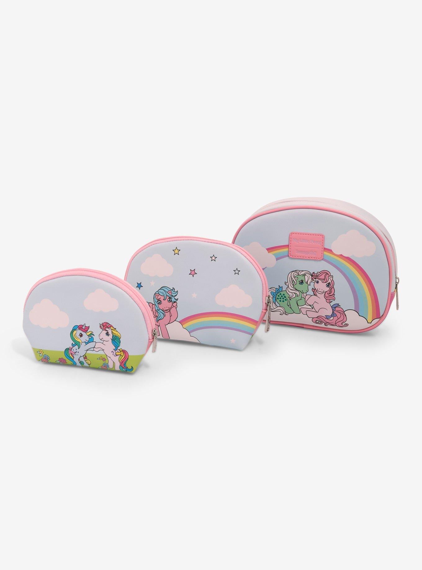 Loungefly My Little Pony Retro Makeup Bag Set