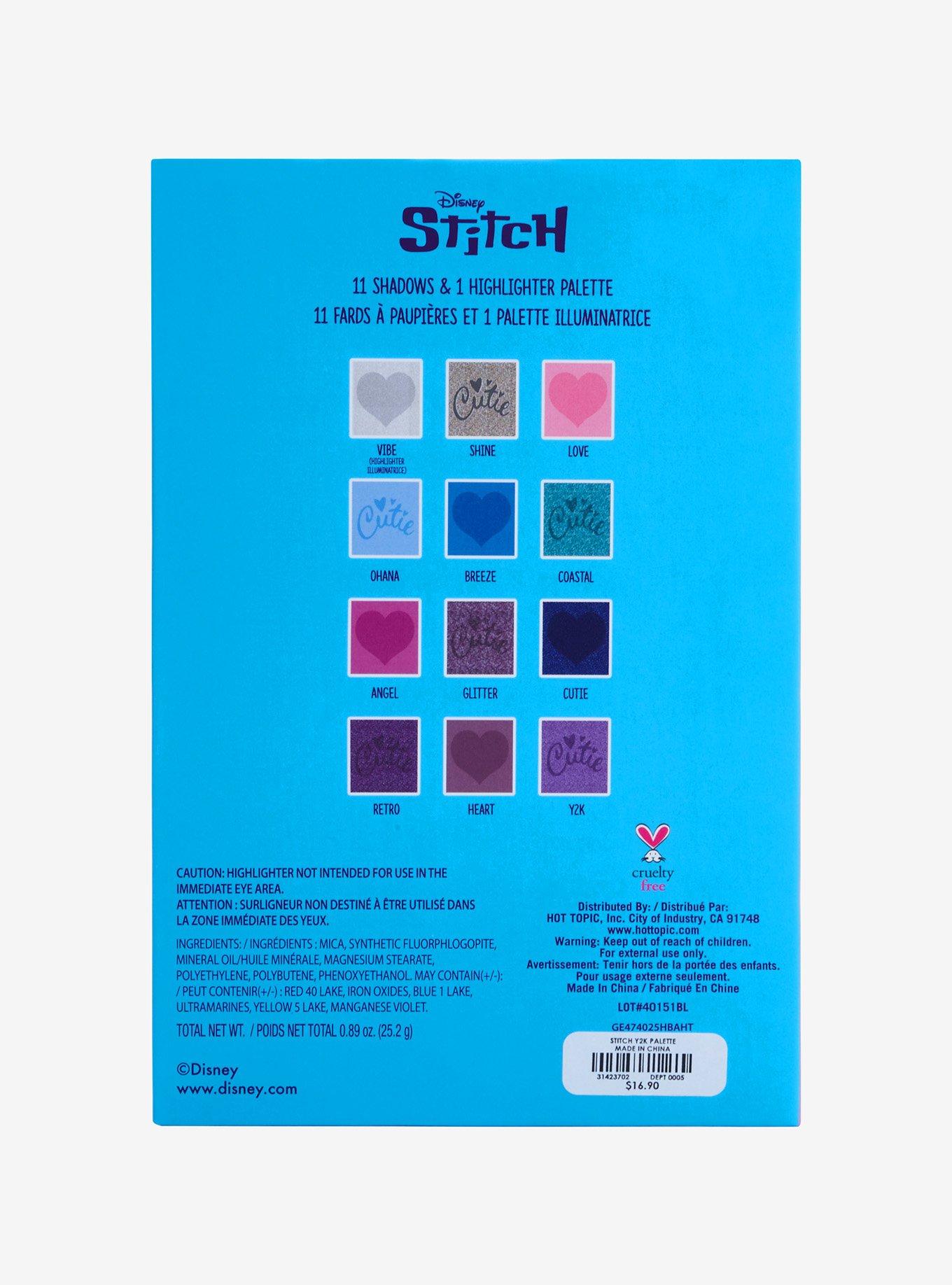 Disney Stitch Cutie Eyeshadow & Highlighter Palette, , alternate