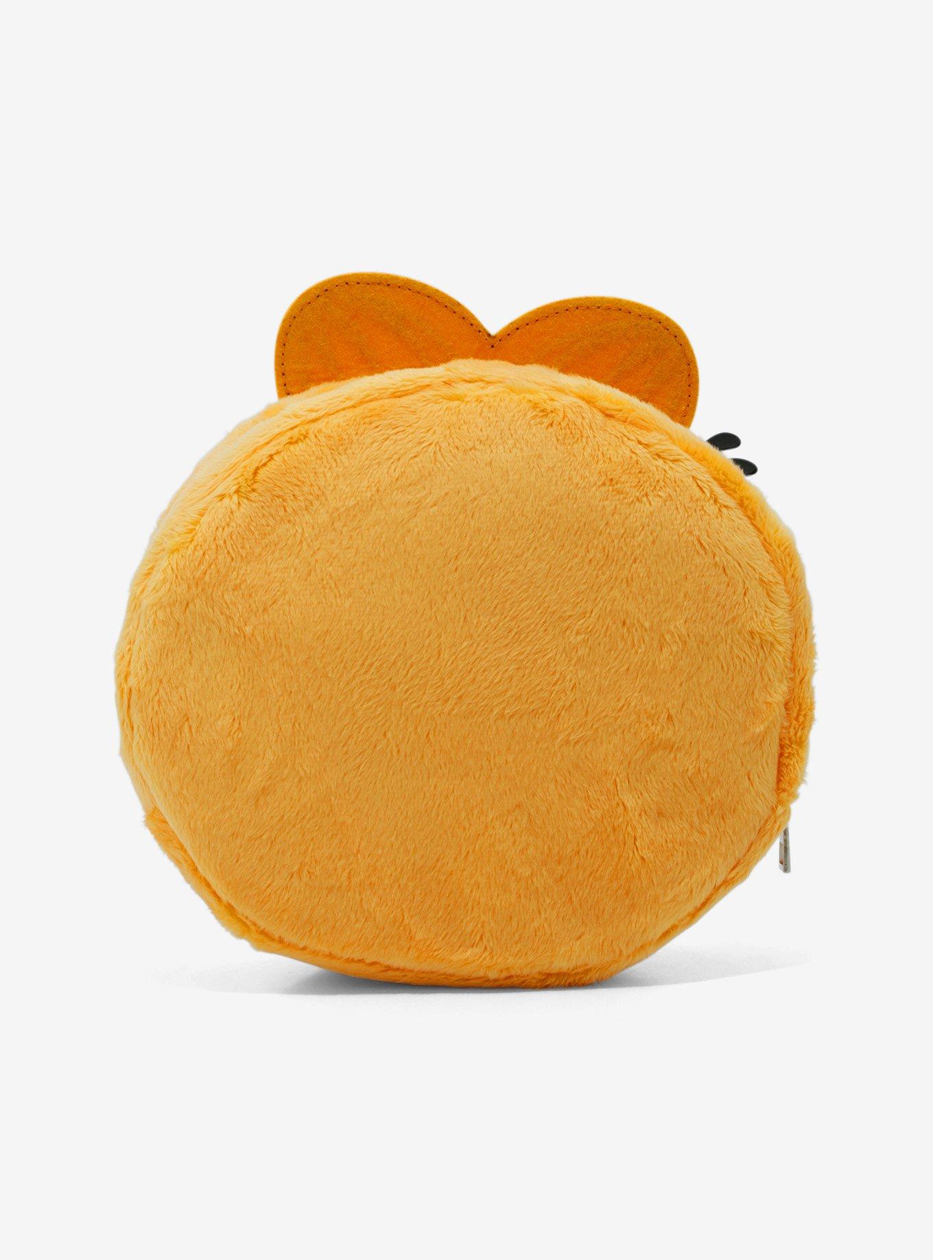 Garfield Face Fuzzy Makeup Bag, , alternate