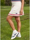 Disney Minnie Mouse Initial Pleated Plus Size Golf Skirt - BoxLunch Exclusive, OFF WHITE, alternate