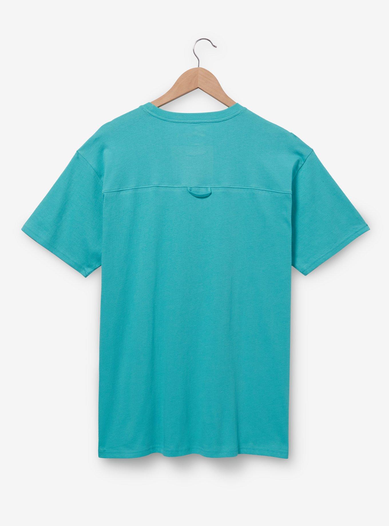 Disney Lilo & Stitch Floral Portrait T-Shirt - BoxLunch Exclusive, CADET BLUES, alternate