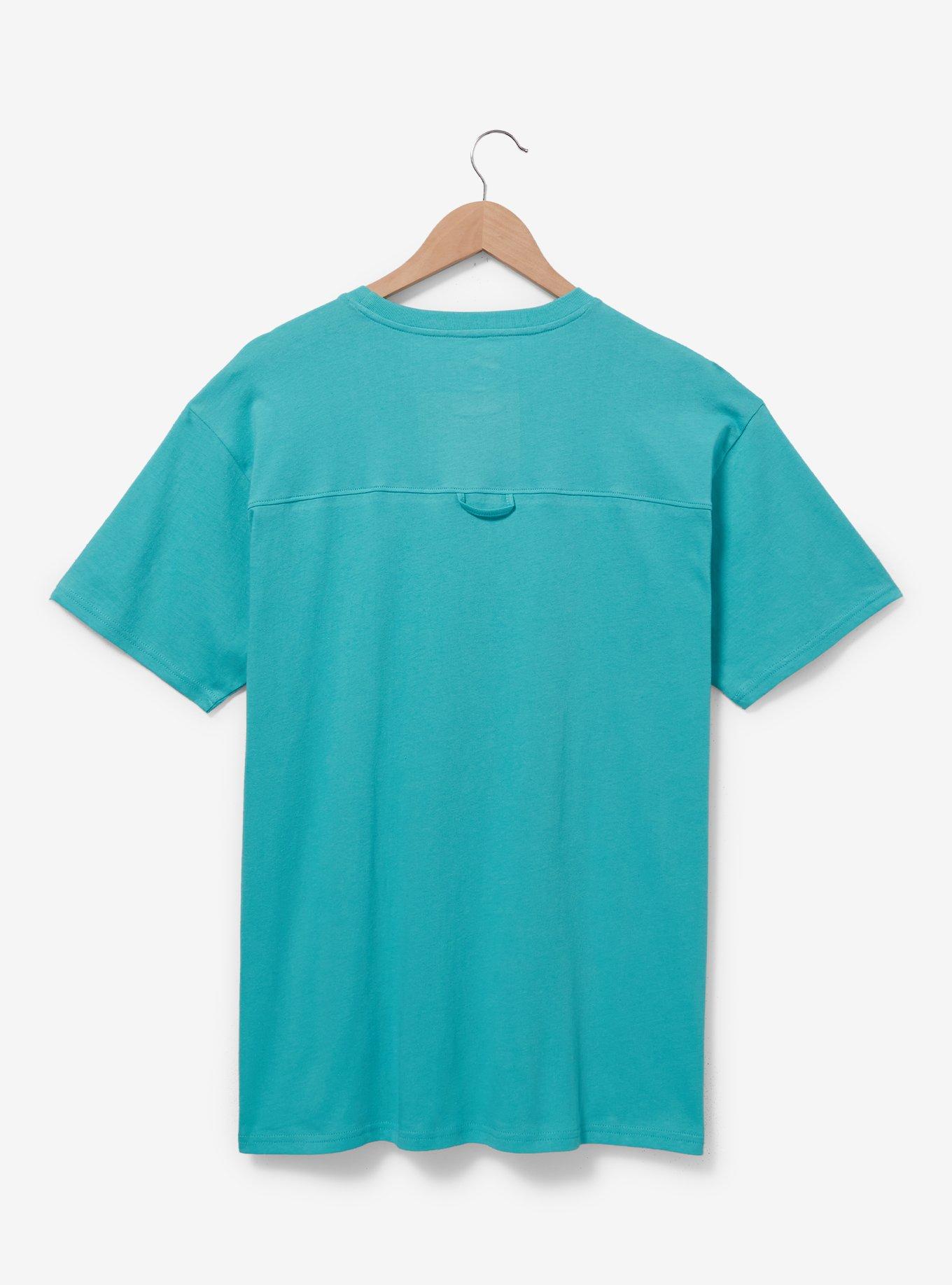 Disney Lilo & Stitch Floral Portrait T-Shirt - BoxLunch Exclusive, CADET BLUES, alternate