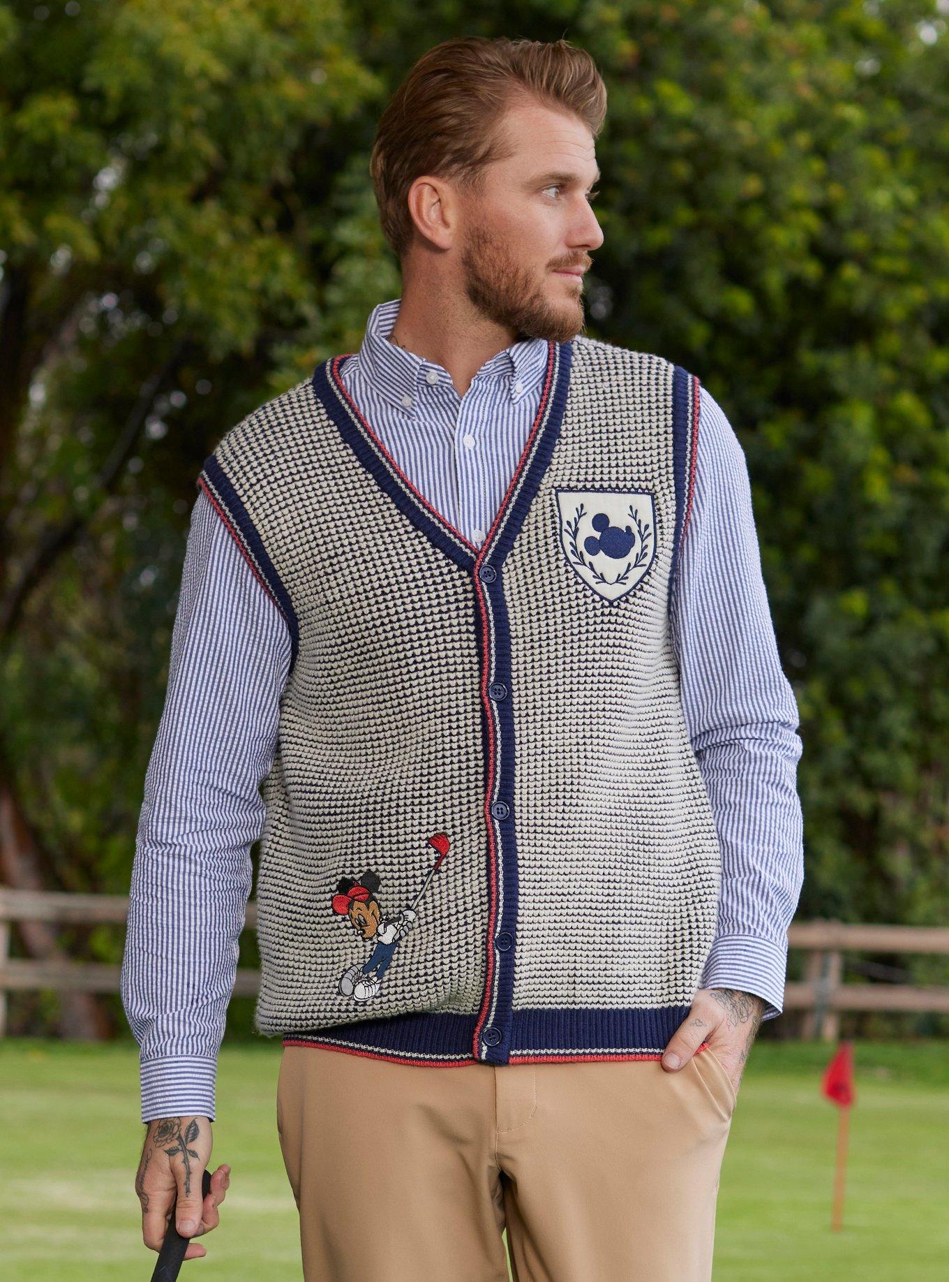 Disney Mickey Mouse Golf Sweater Vest - BoxLunch Exclusive, MULTI, alternate