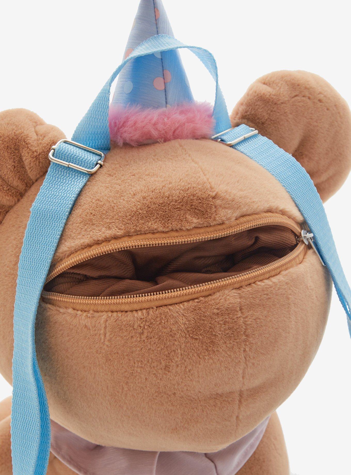 Clown Bear Plush Backpack, , alternate