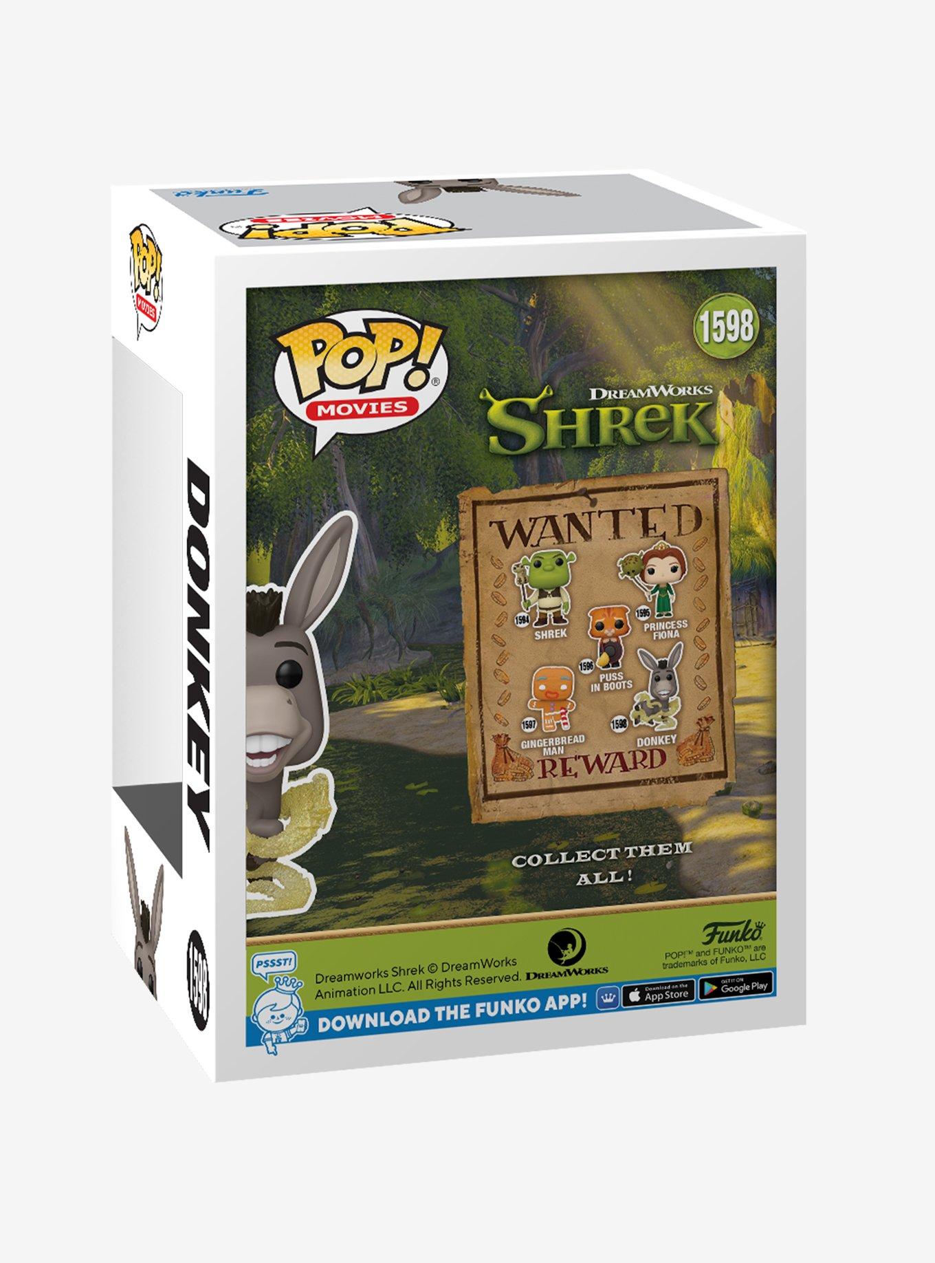 Funko Shrek Pop! Movies Donkey Vinyl Figure, , alternate