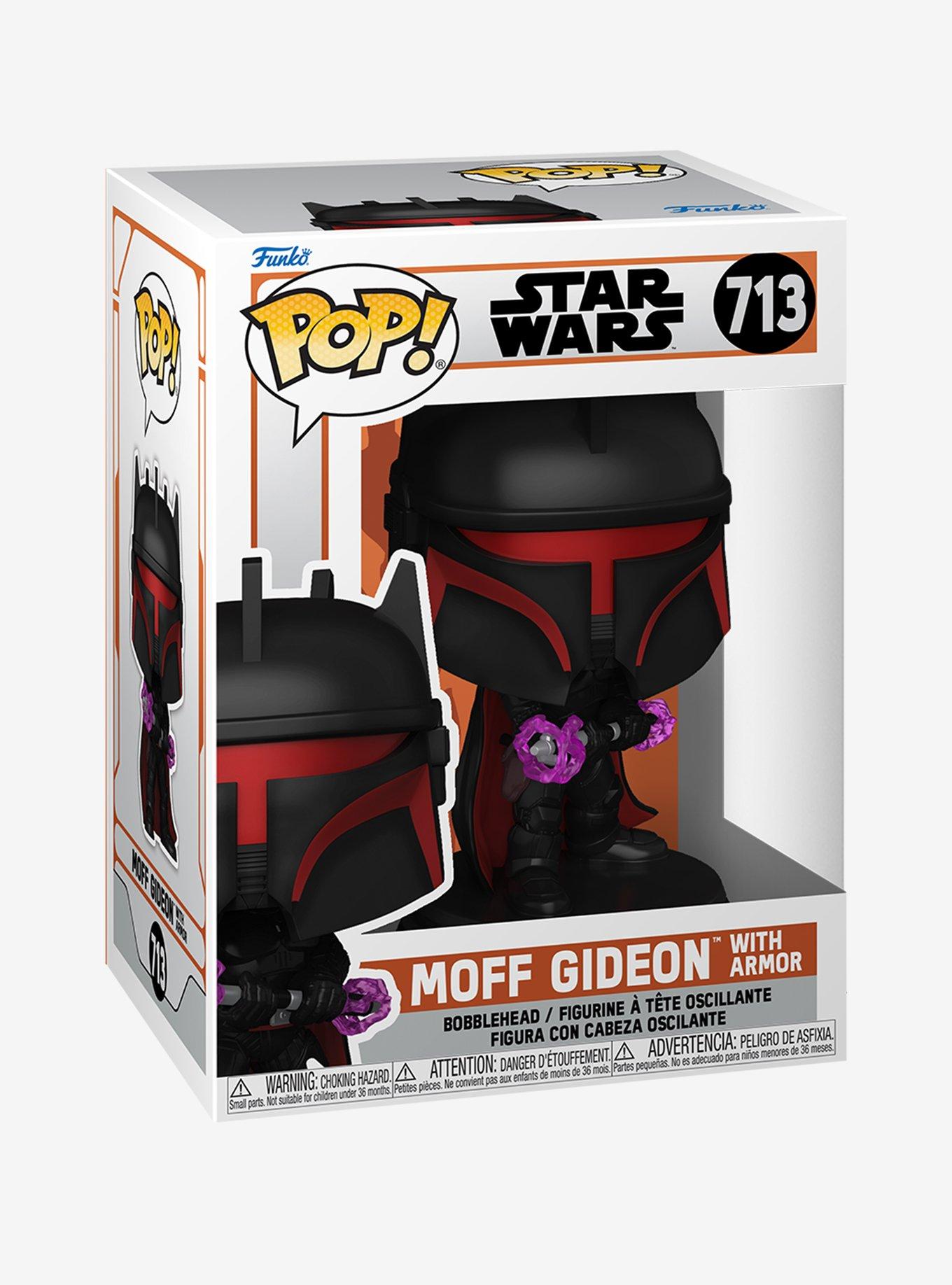 Funko Star Wars The Mandalorian Pop! Moff Gideon With Armor Vinyl Bobble-Head Figure, , alternate