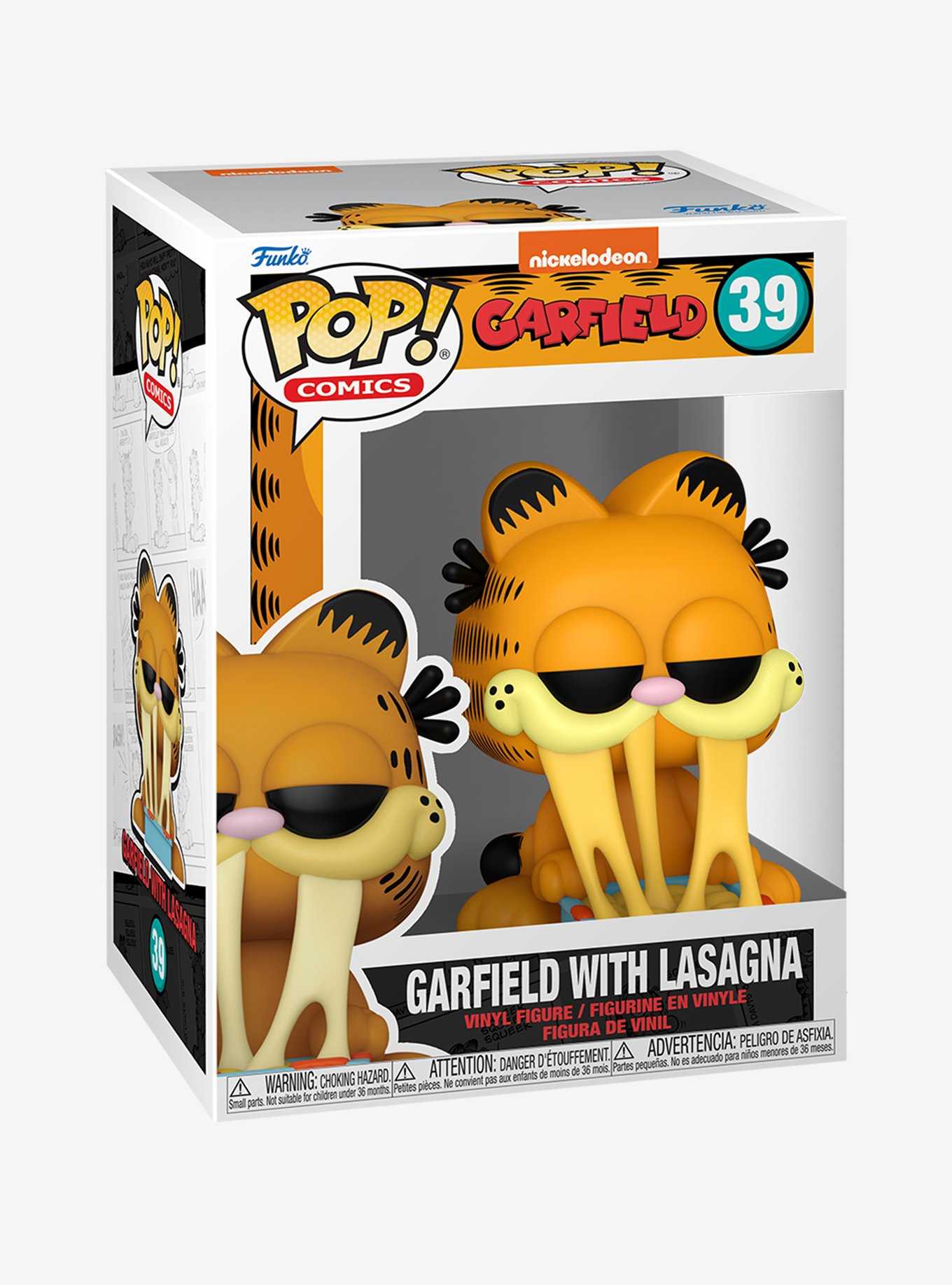 Funko Garfield Pop! Comics Garfield With Lasagna Vinyl Figure, , hi-res