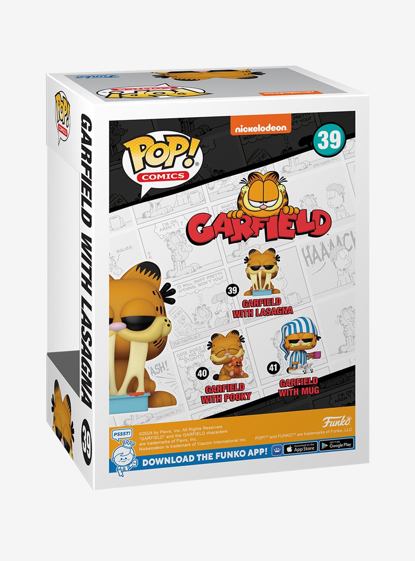 Funko Garfield Pop! Comics Garfield With Lasagna Vinyl Figure, , alternate