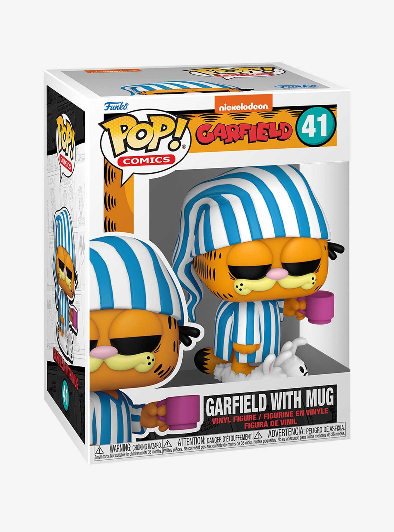 Funko Garfield Pop! Comics Garfield With Mug Vinyl Figure, , hi-res