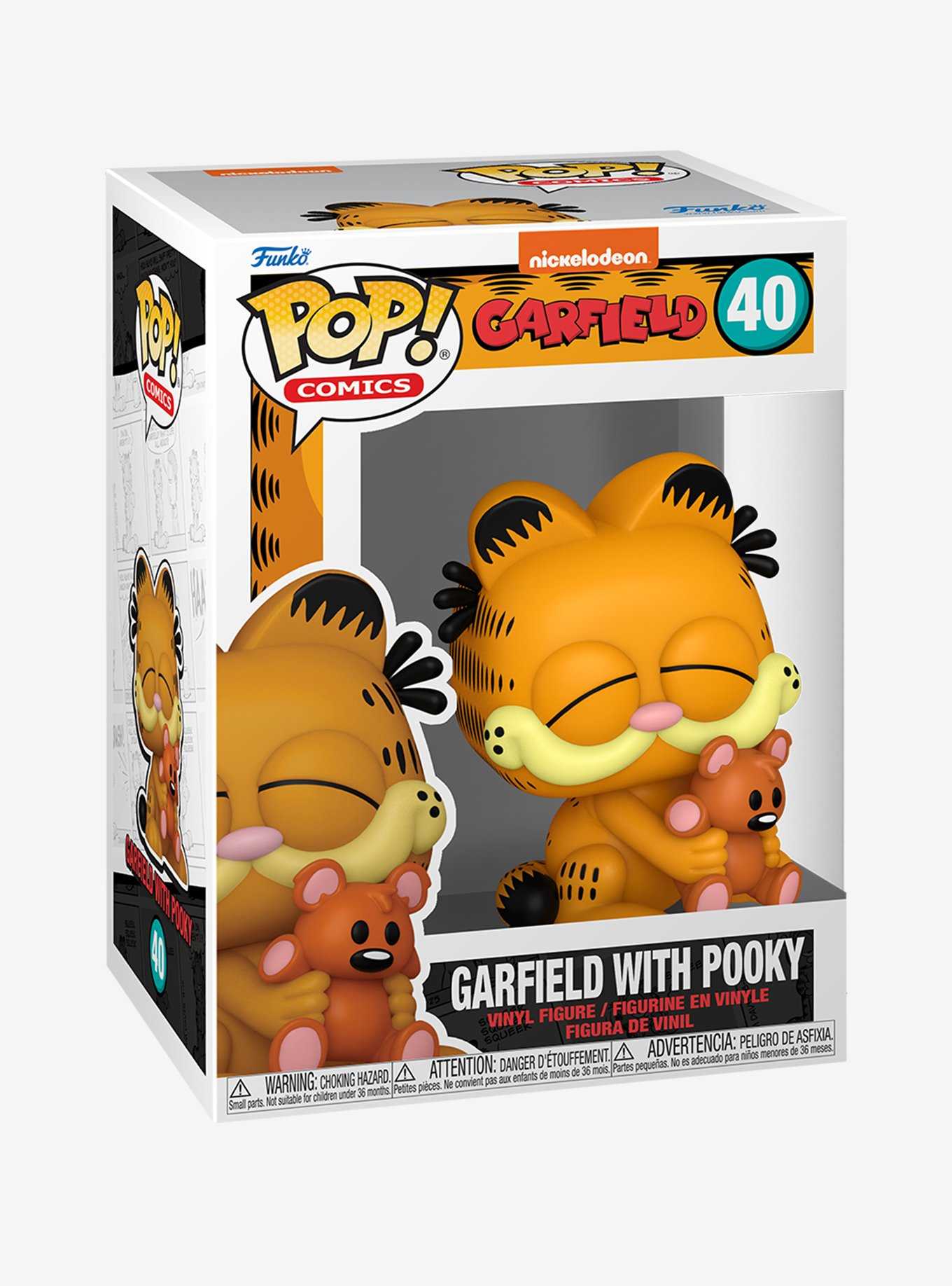 Funko Garfield Pop! Comics Garfield With Pooky Vinyl Figure, , hi-res