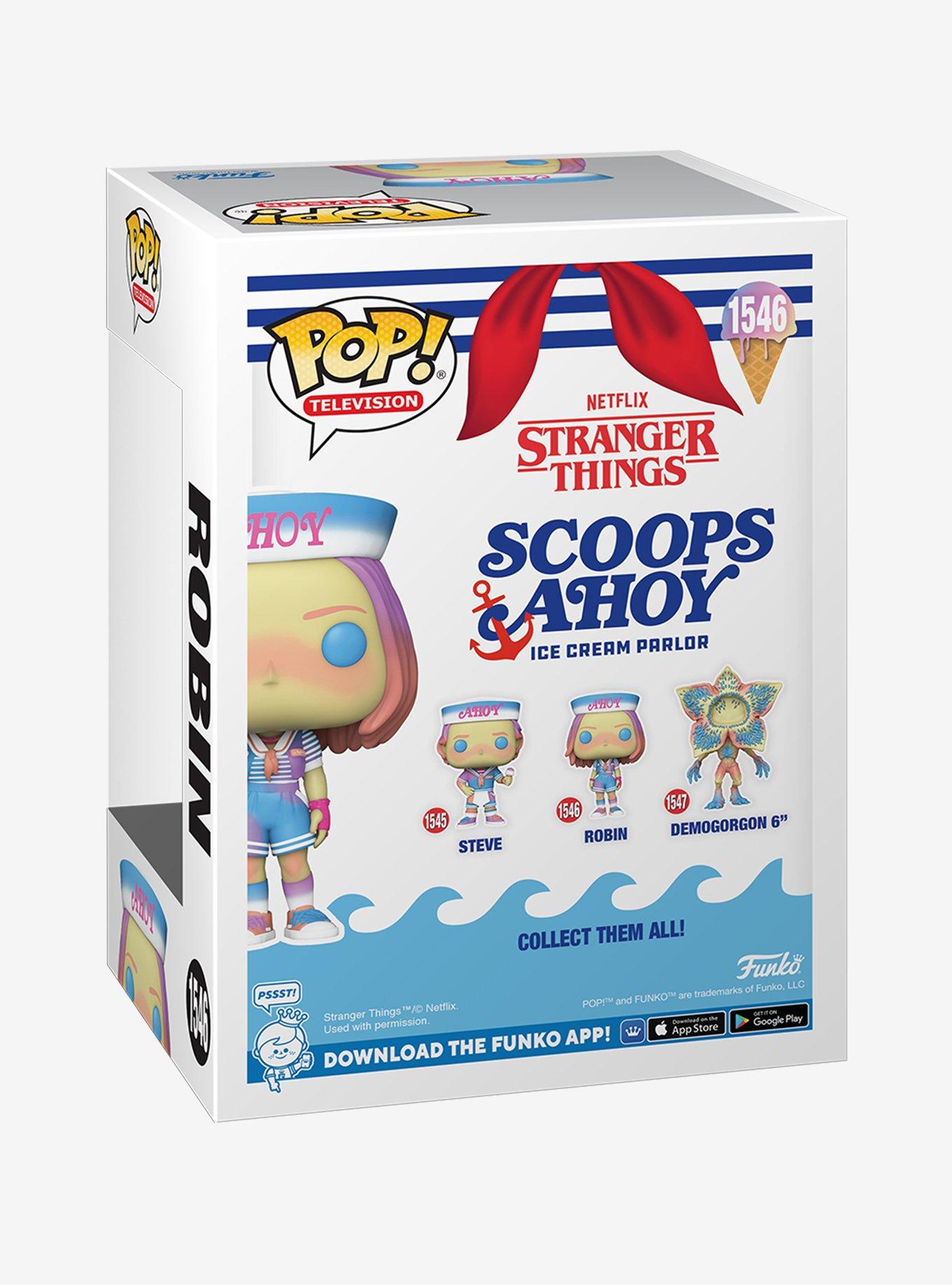 Funko Stranger Things Pop! Television Robin (Scoops Ahoy Sherbert Surprise) Vinyl Figure, , alternate