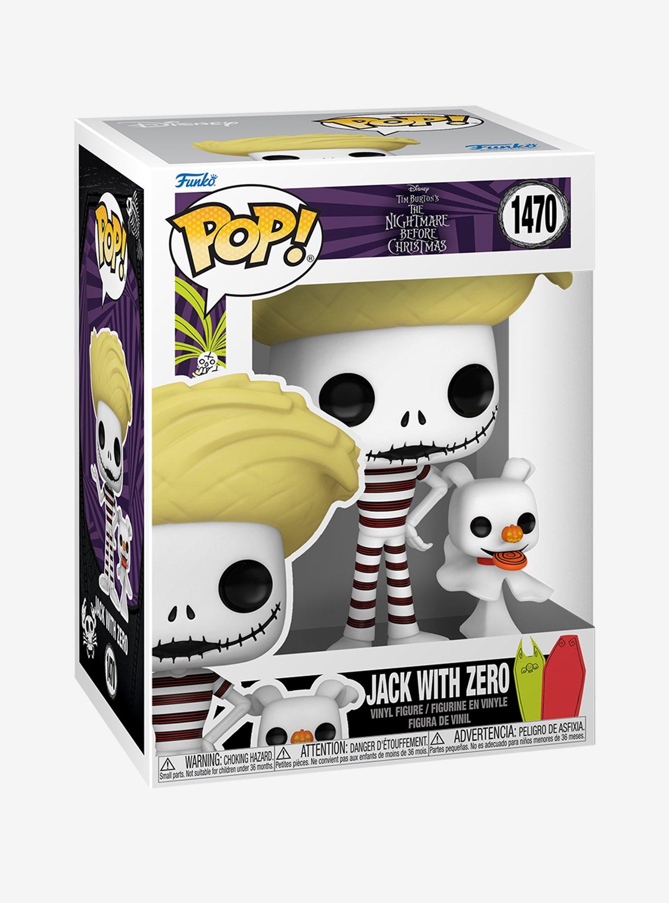 Funko The Nightmare Before Christmas Pop! Beach Jack With Zero Vinyl Figure Set, , alternate