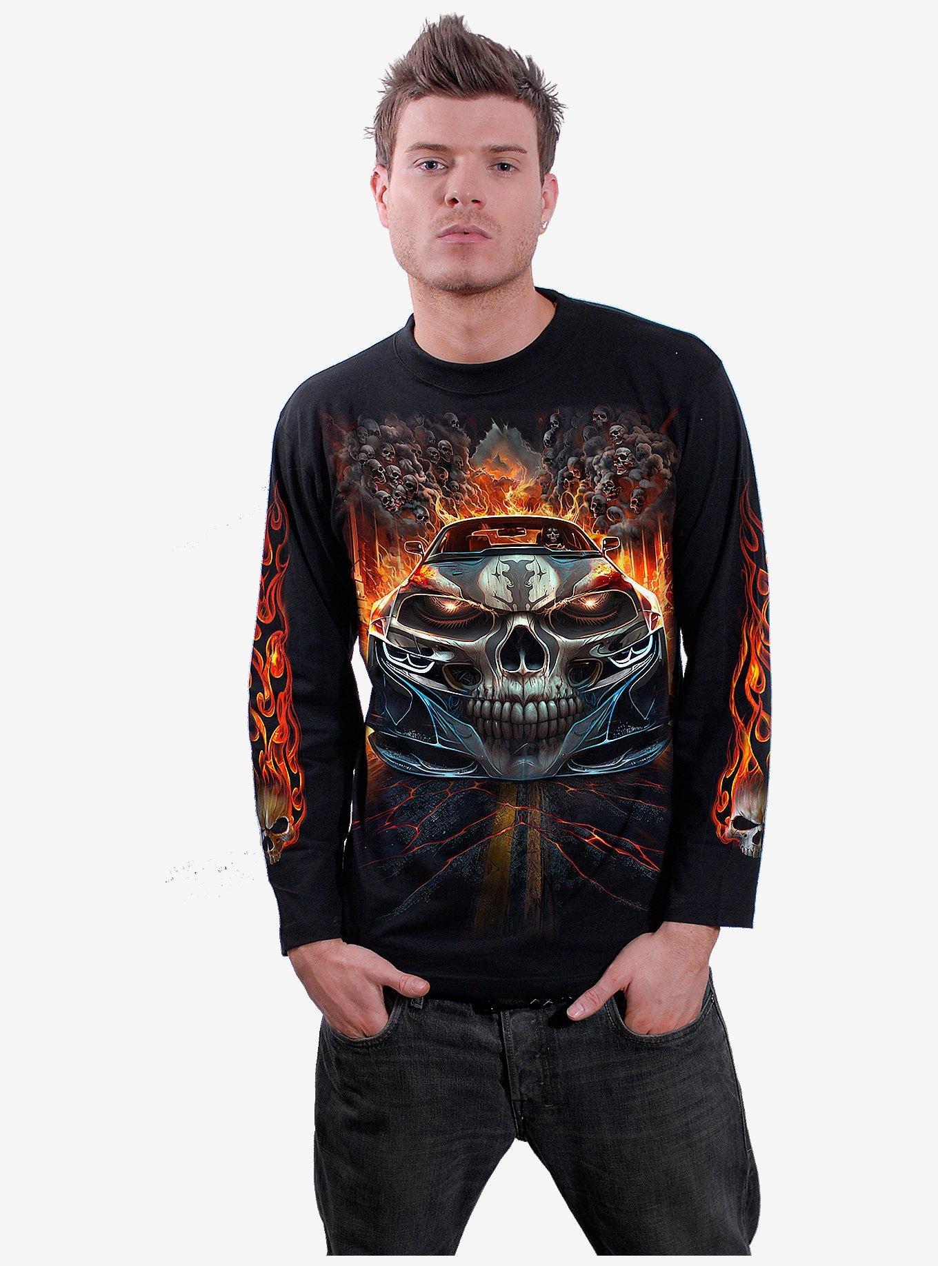 Spiral Speed Freak Long Sleeve T-Shirt Black, BLACK, alternate