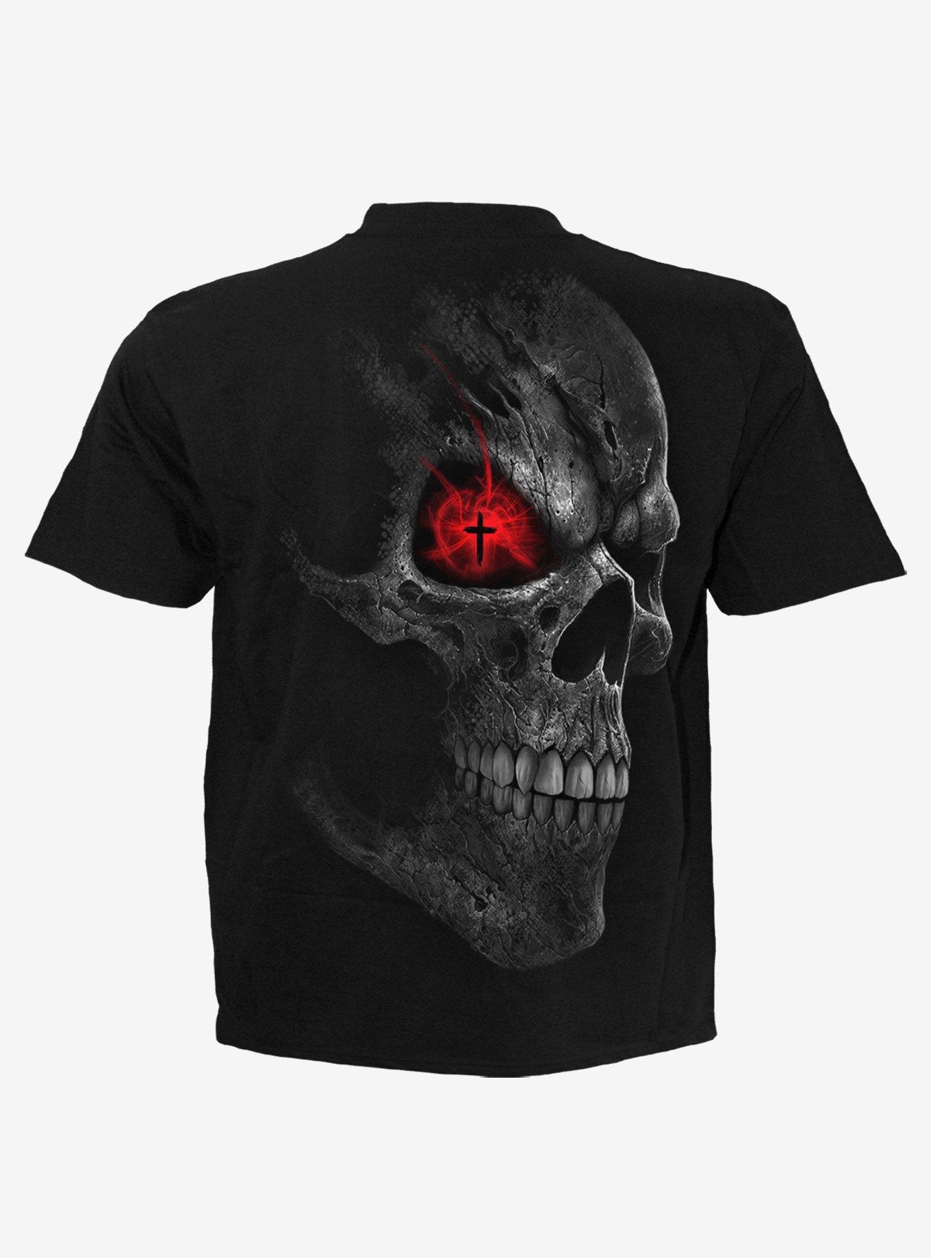 Spiral Death Stare T-Shirt Black, BLACK, alternate