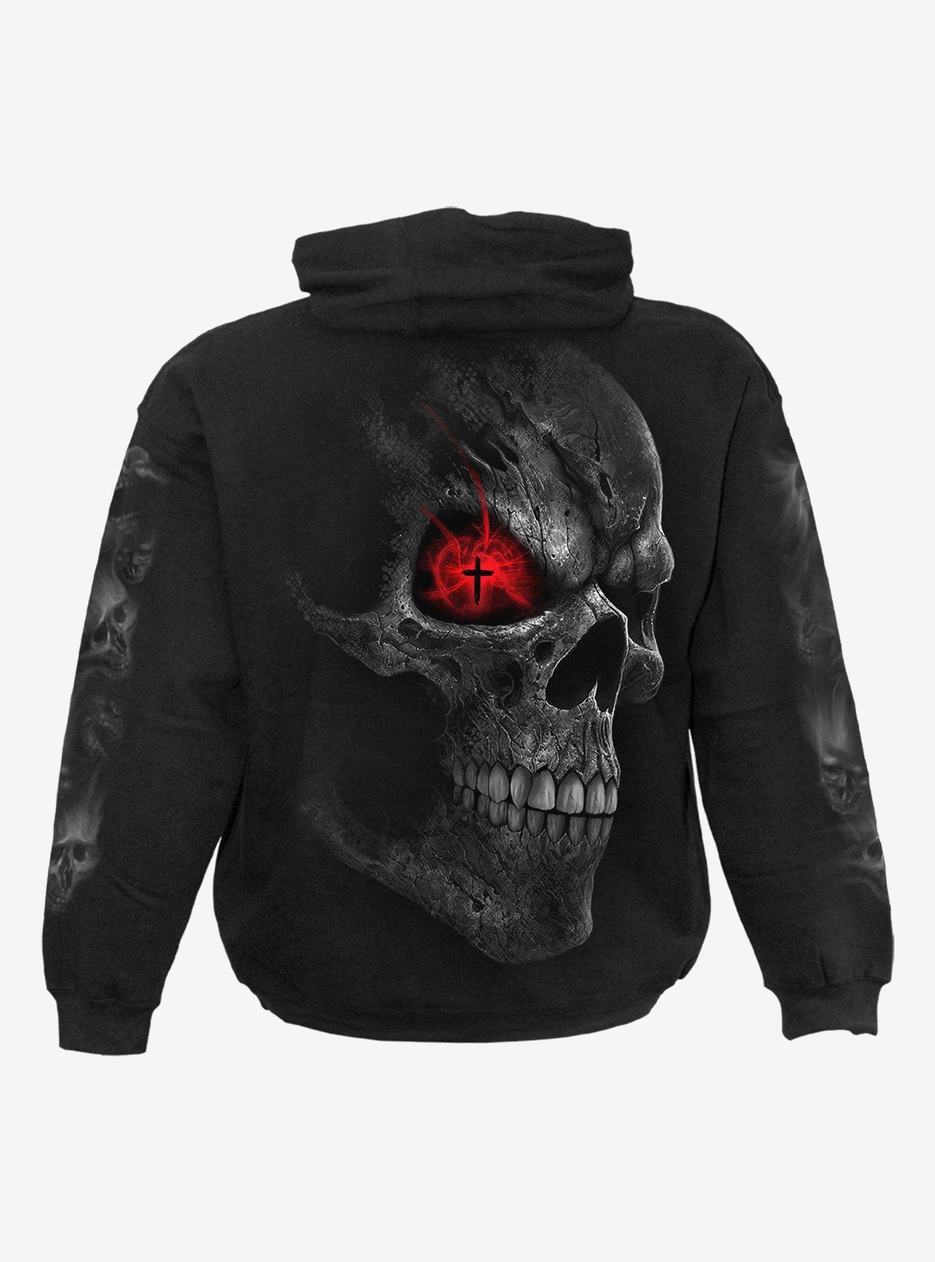 Spiral Death Stare Hoodie Black, , hi-res