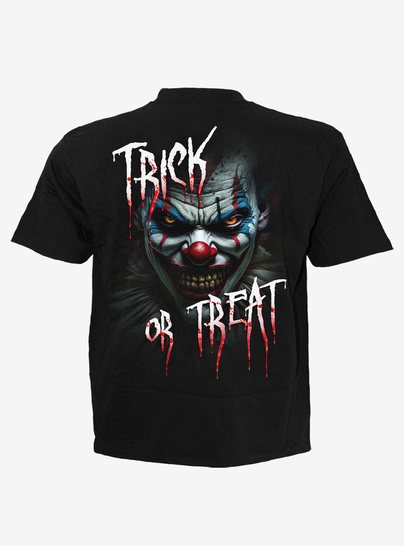 Spiral Trick Or Treat T-Shirt Black, BLACK, alternate