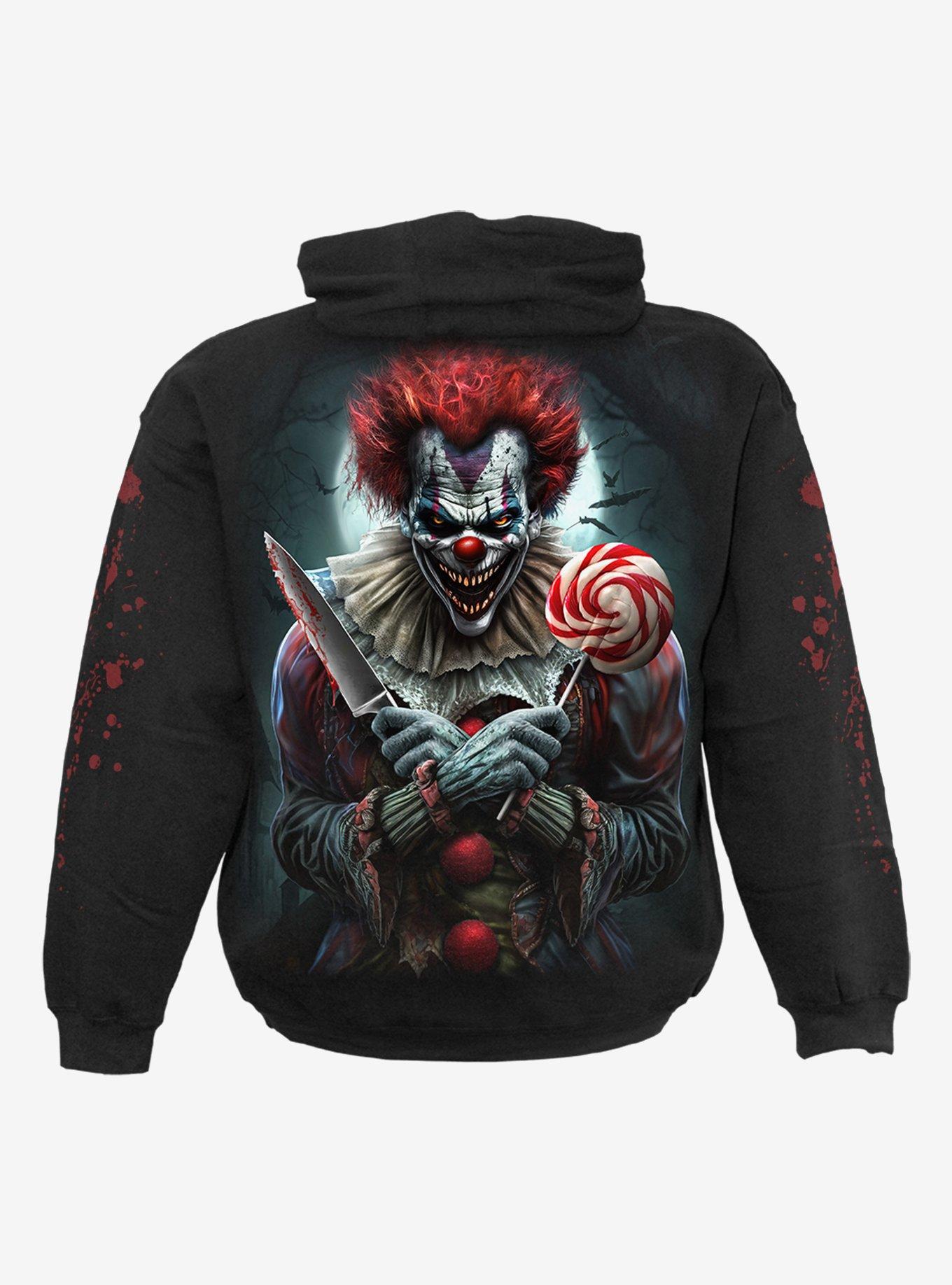 Spiral Trick Or Treat Hoodie Black, , hi-res