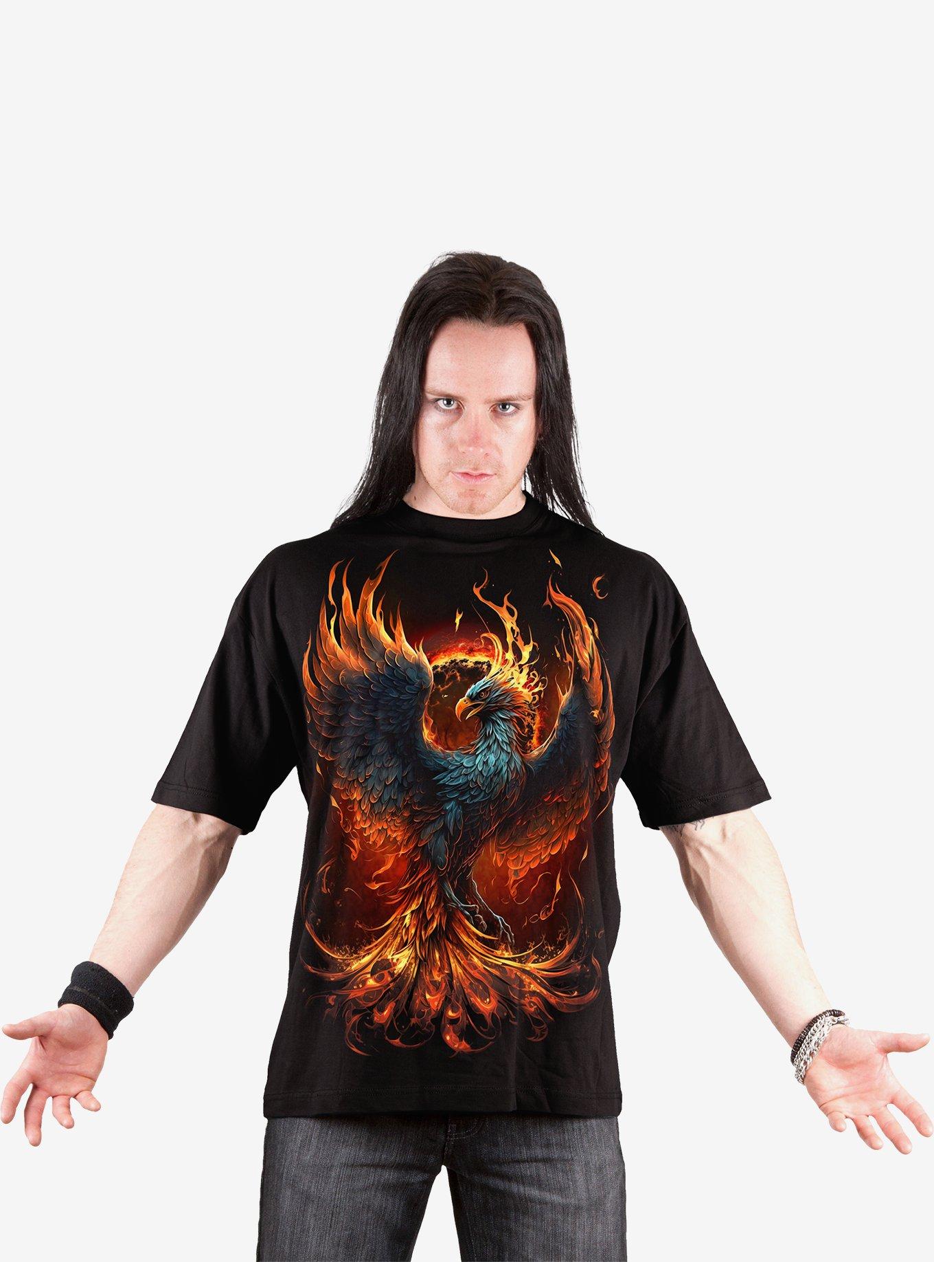 Spiral Ashes Reborn T-Shirt Black, BLACK, alternate