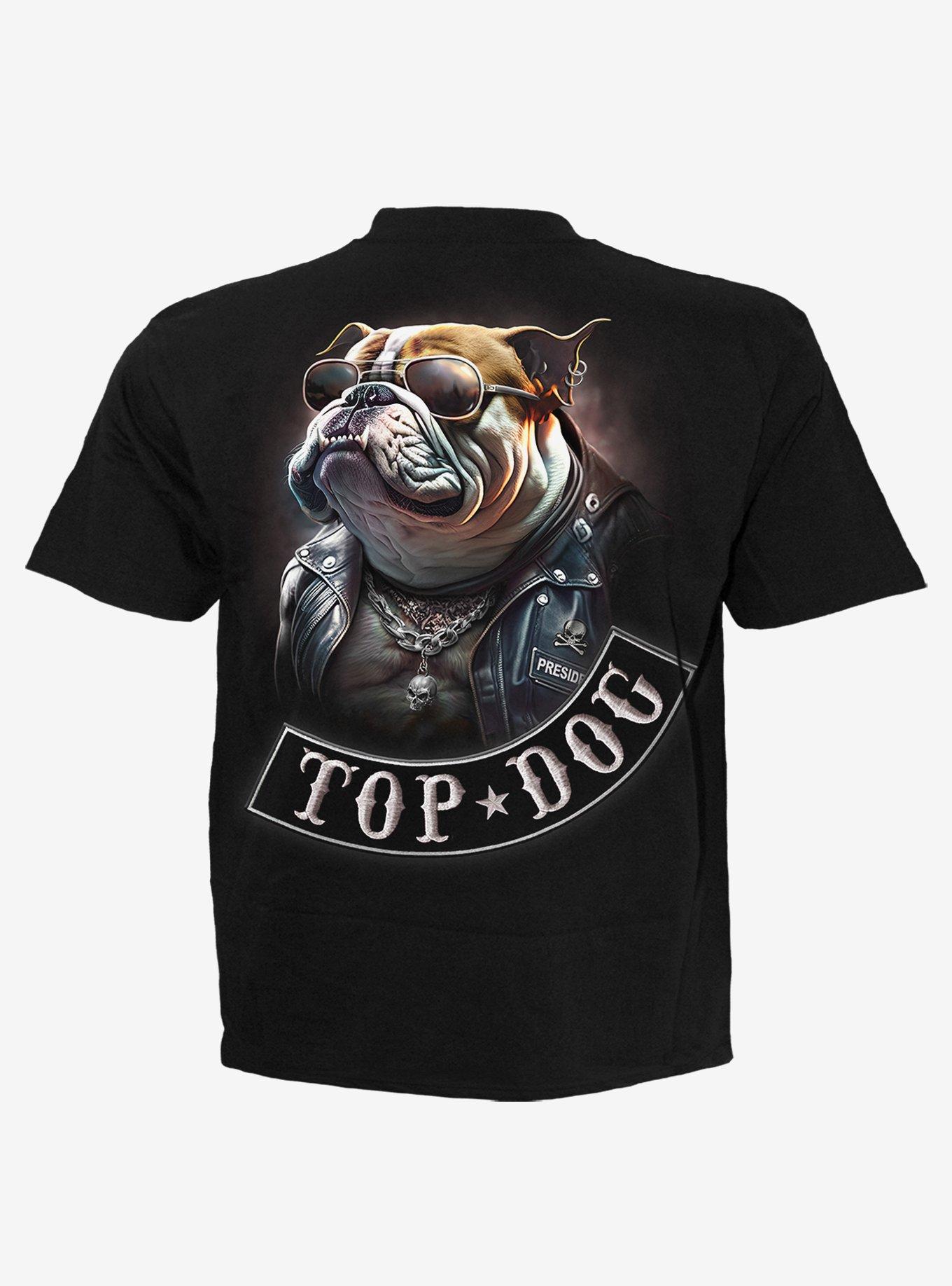 Spiral Top Dog T-Shirt Black, , hi-res