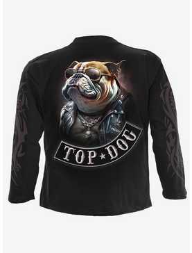 Spiral Top Dog Long Sleeve T-Shirt Black, , hi-res