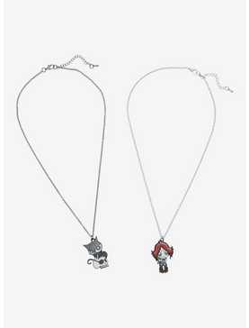 Ruby Gloom Doom Kitty Best Friend Necklace Set, , hi-res