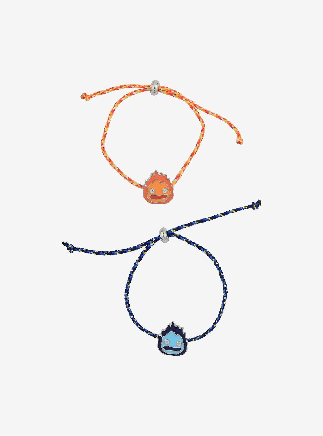 Studio Ghibli Howl's Moving Castle Calcifer Best Friend Cord Bracelet Set, , alternate