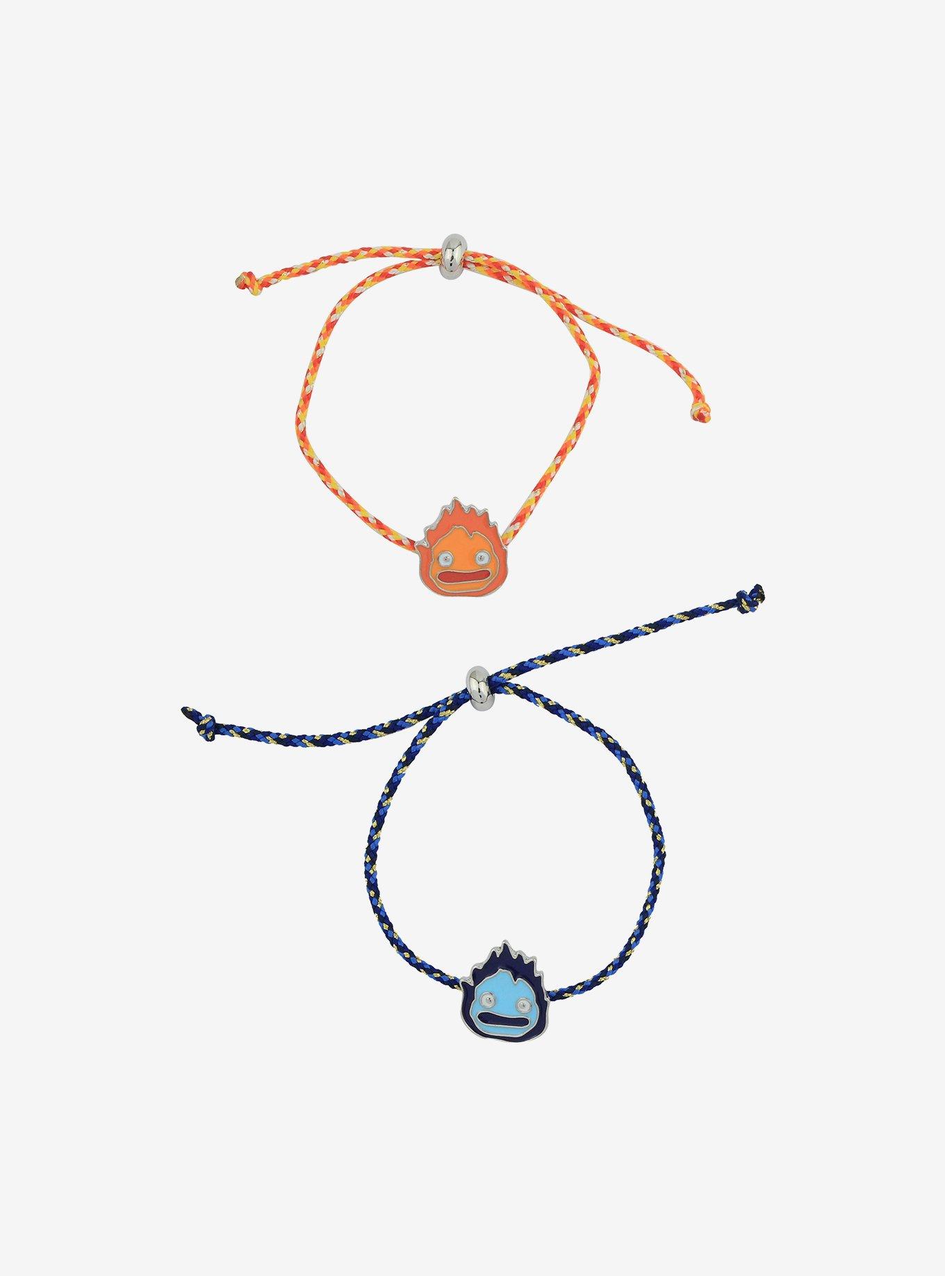 Studio Ghibli Howl's Moving Castle Calcifer Best Friend Cord Bracelet Set, , hi-res