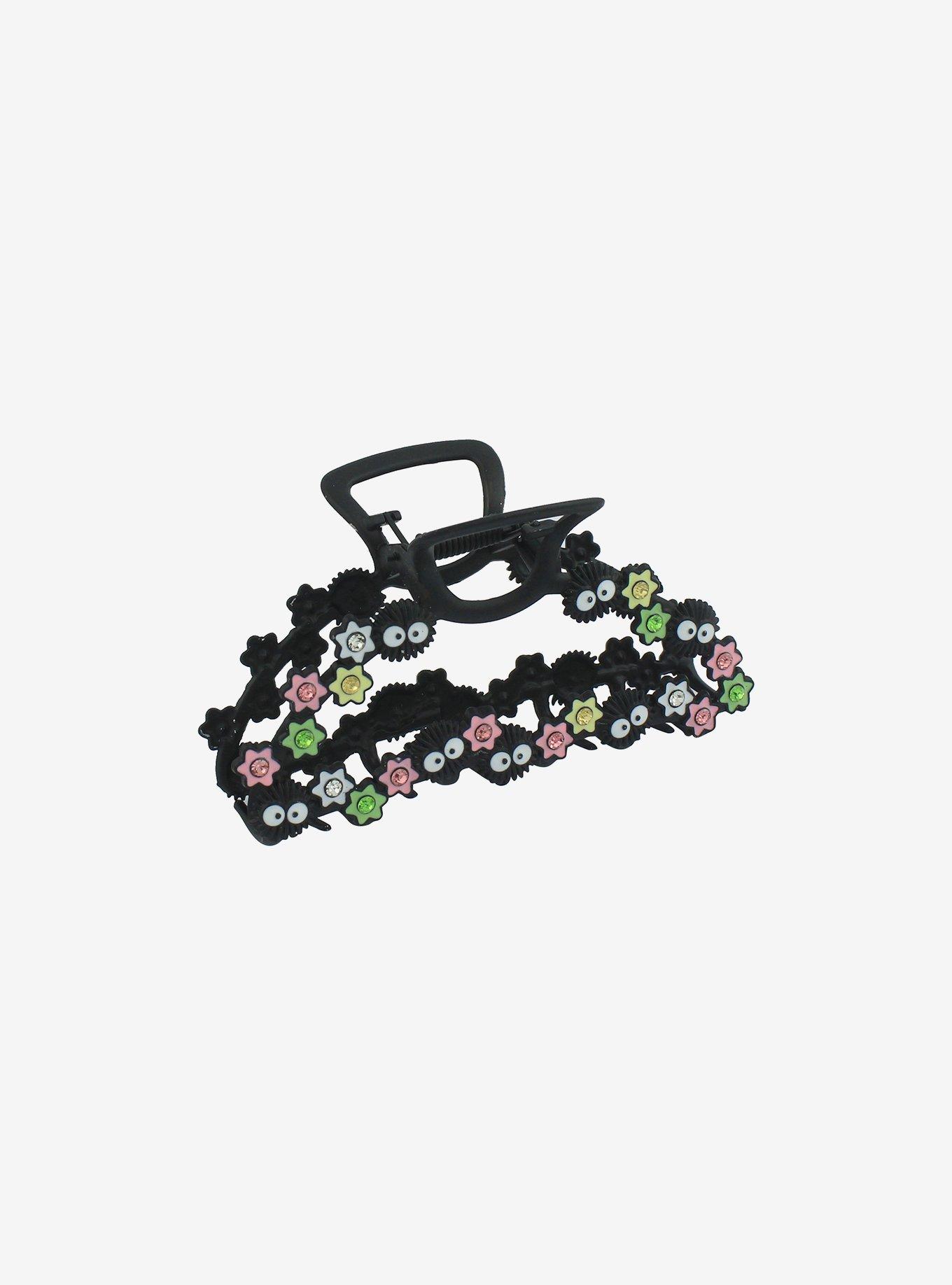 Studio Ghibli Spirited Away Soot Sprite Candy Rhinestone Claw Hair Clip
