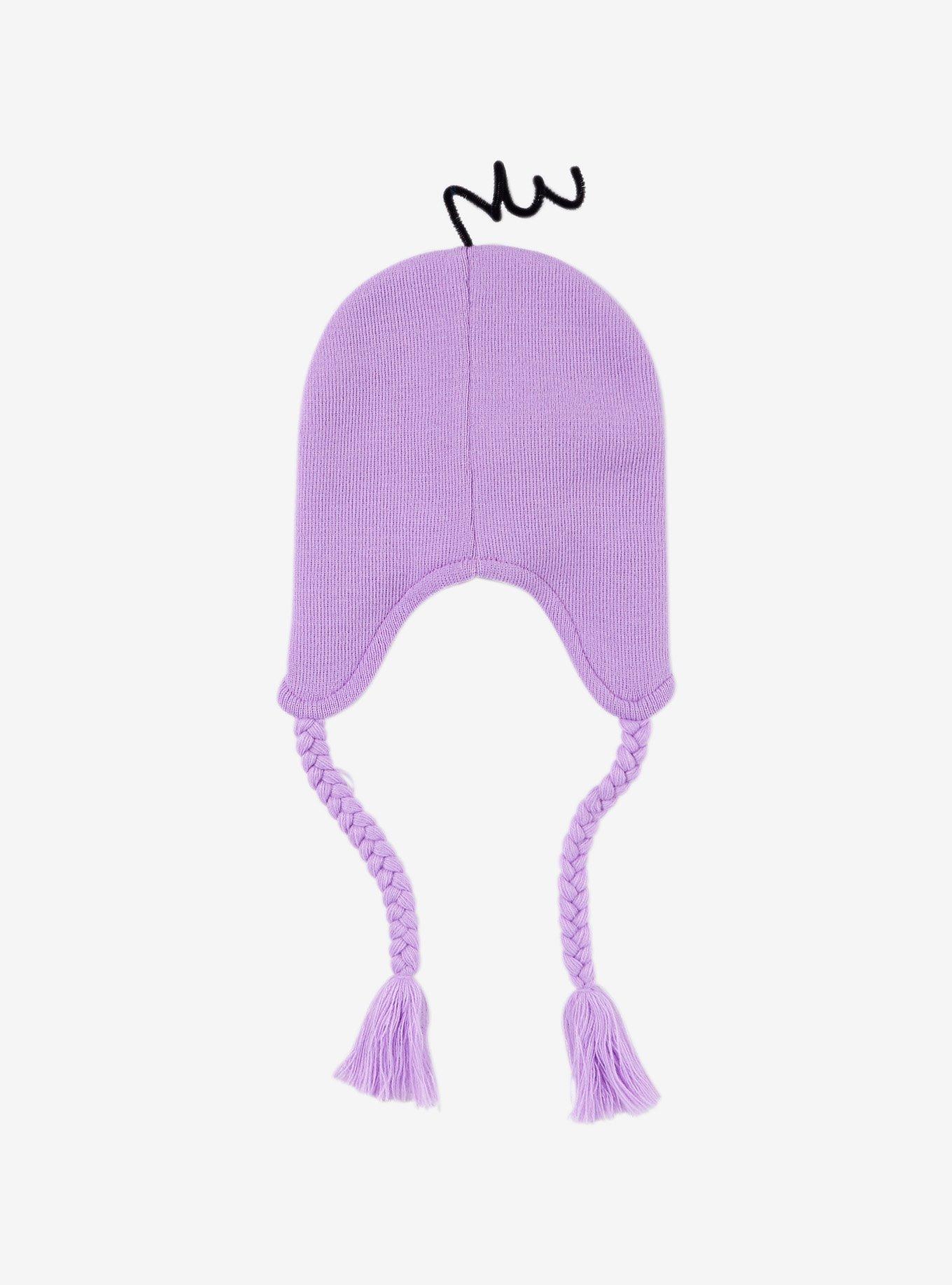 Disney Pixar Inside Out Fear Figural Tassel Beanie, , alternate