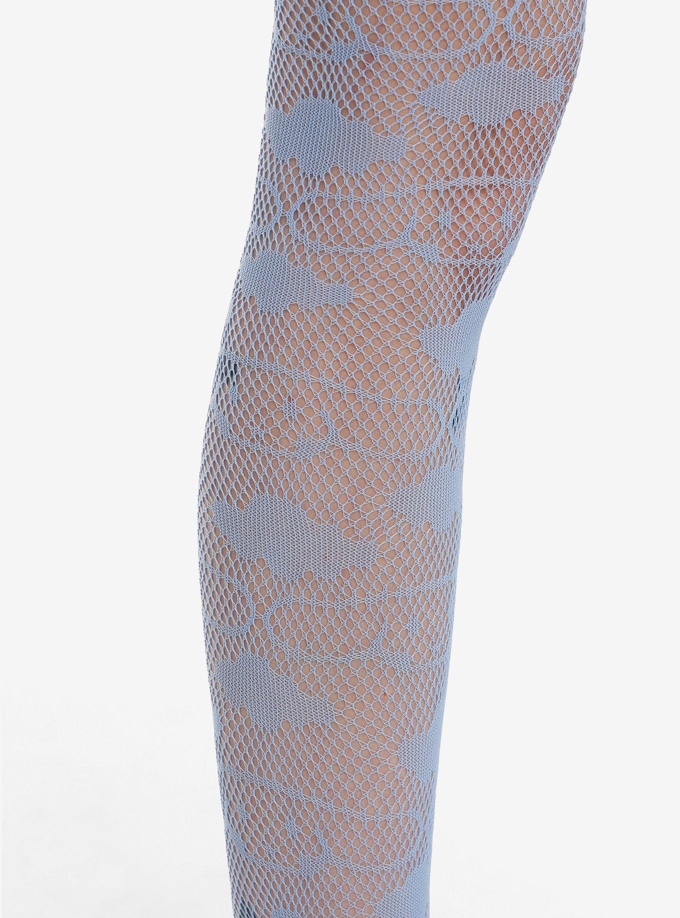Blue Cinnamoroll Clouds Fishnet Tights, , alternate