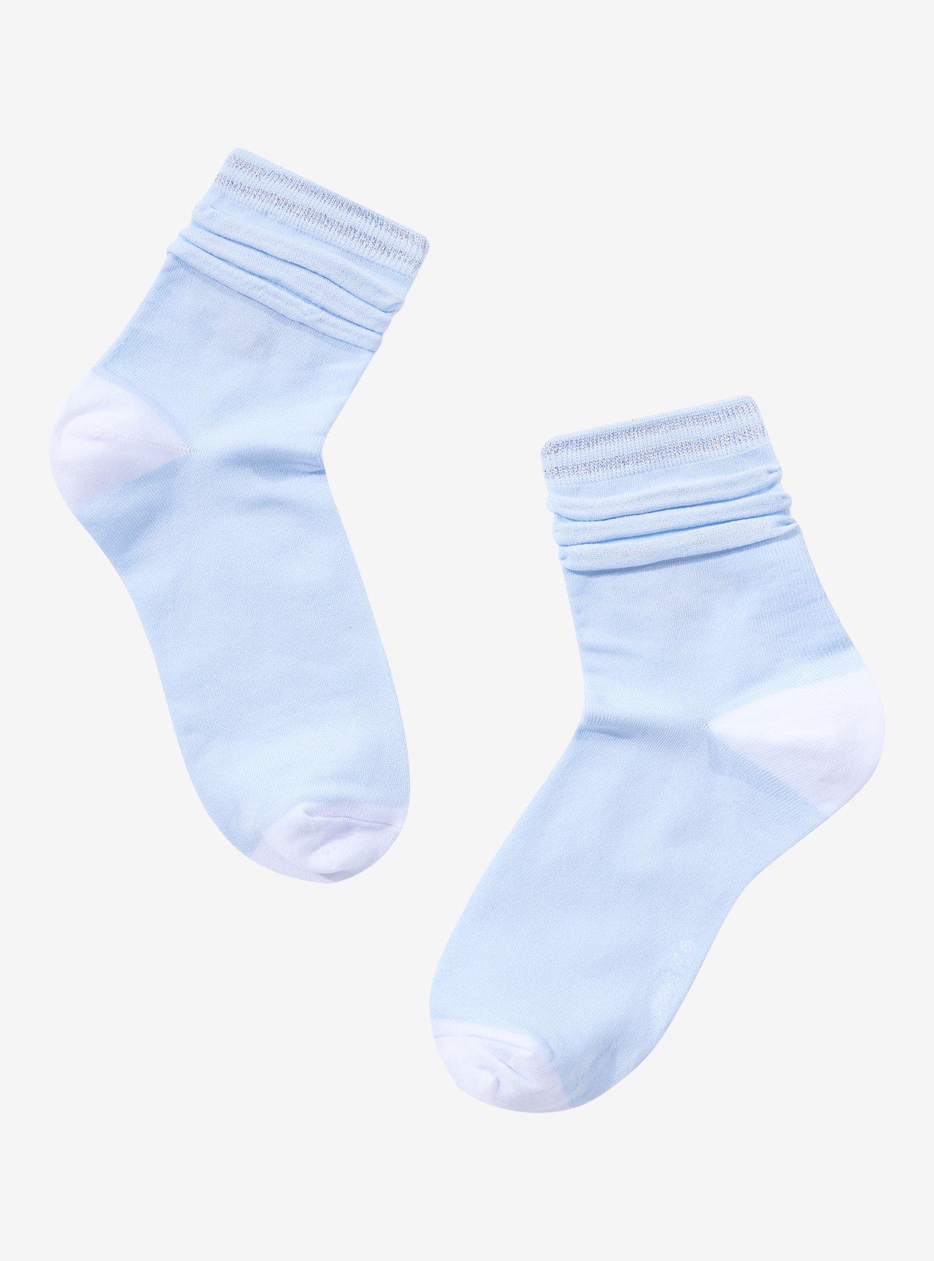 Cinnamoroll Patch Ruched Ankle Socks, , alternate