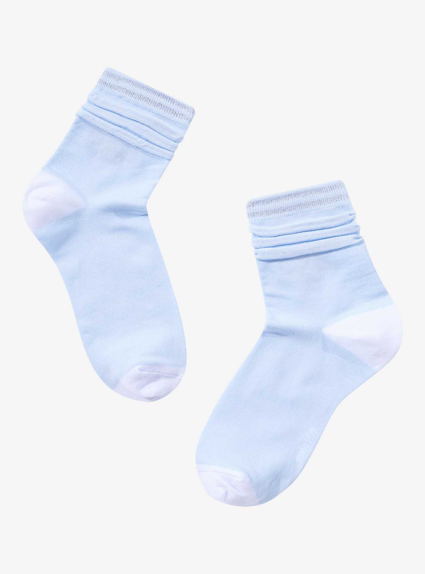 Cinnamoroll Patch Ruched Ankle Socks, , hi-res