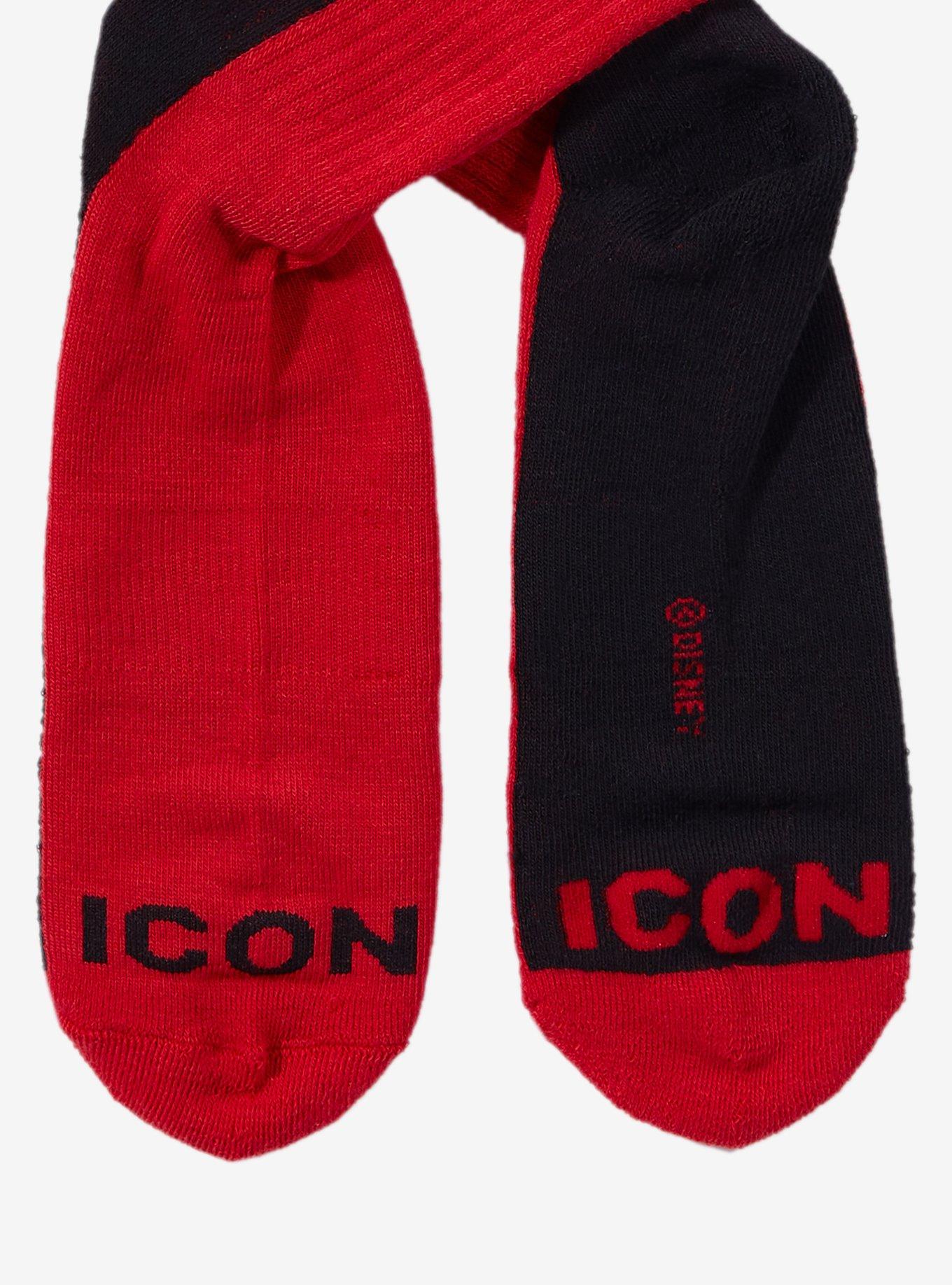 Disney Mickey Mouse Icon Split Crew Socks, , hi-res