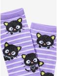 Chococat Glitter Stripes No-Show Socks, , alternate