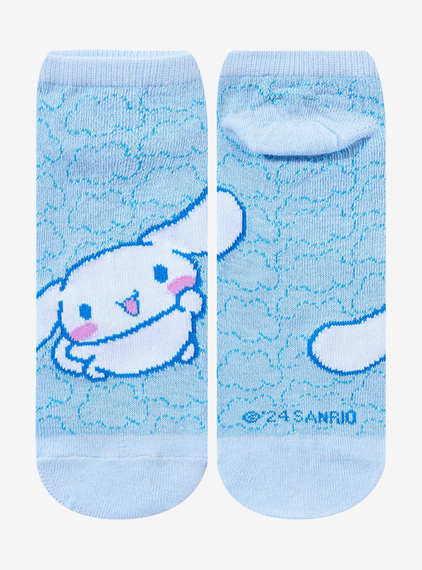 Cinnamoroll Cloud Outline No-Show Socks, , alternate