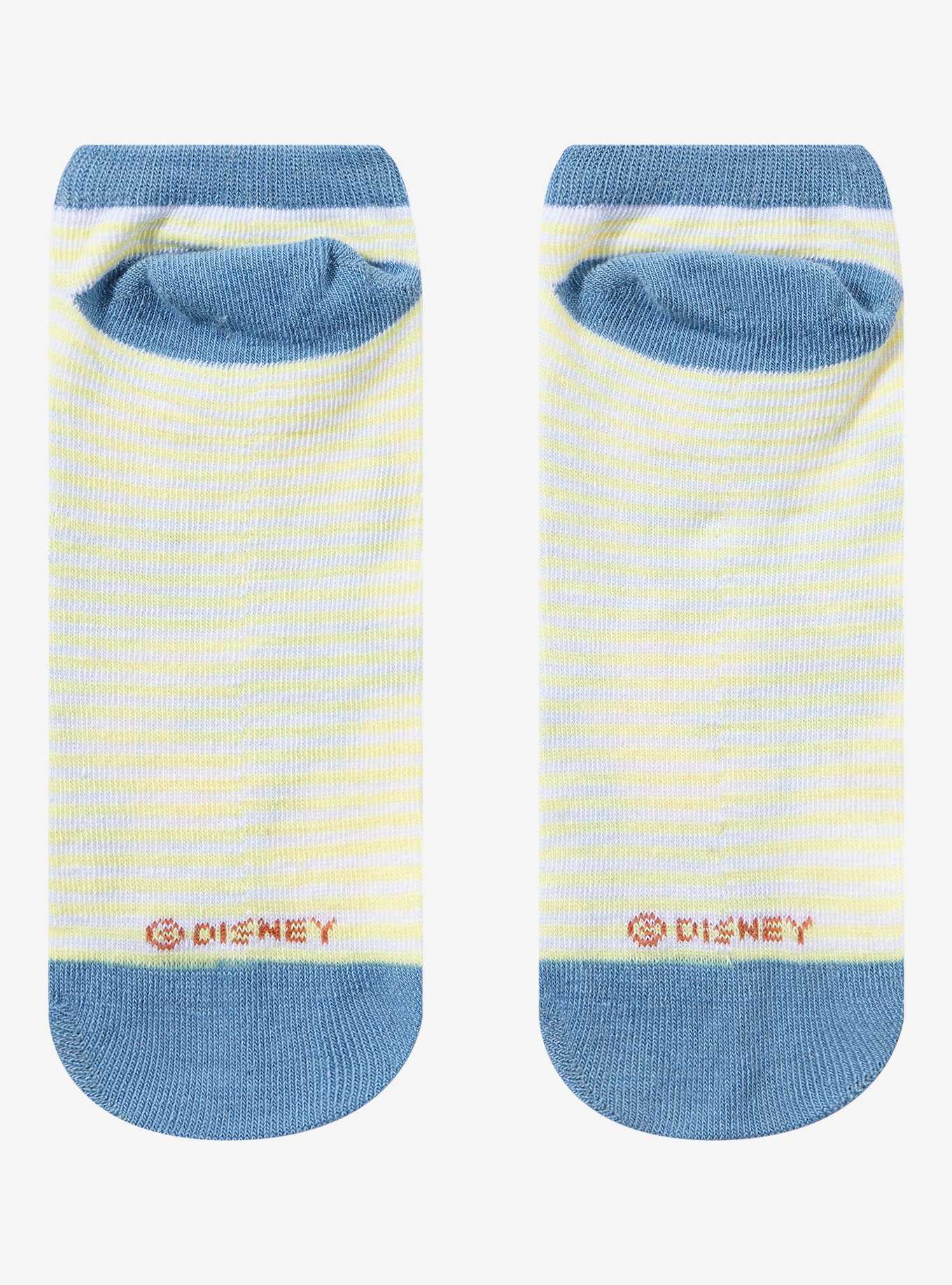 Disney Winnie The Pooh Hunny Pot Fuzzy No-Show Socks, , hi-res
