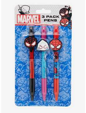 Marvel Spider-Man Miles Morales, Spider-Gwen, & Spider-Man Pen Set, , hi-res