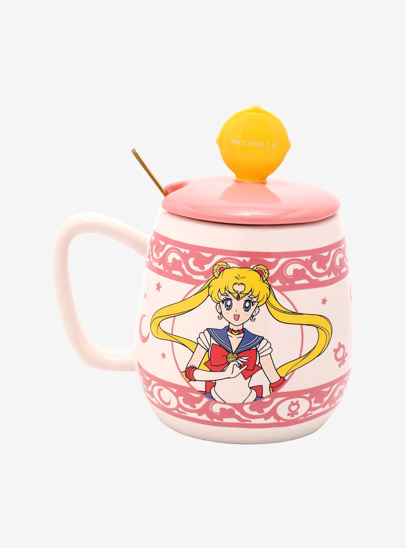 Sailor Moon Portrait Mug with Lid & Spoon