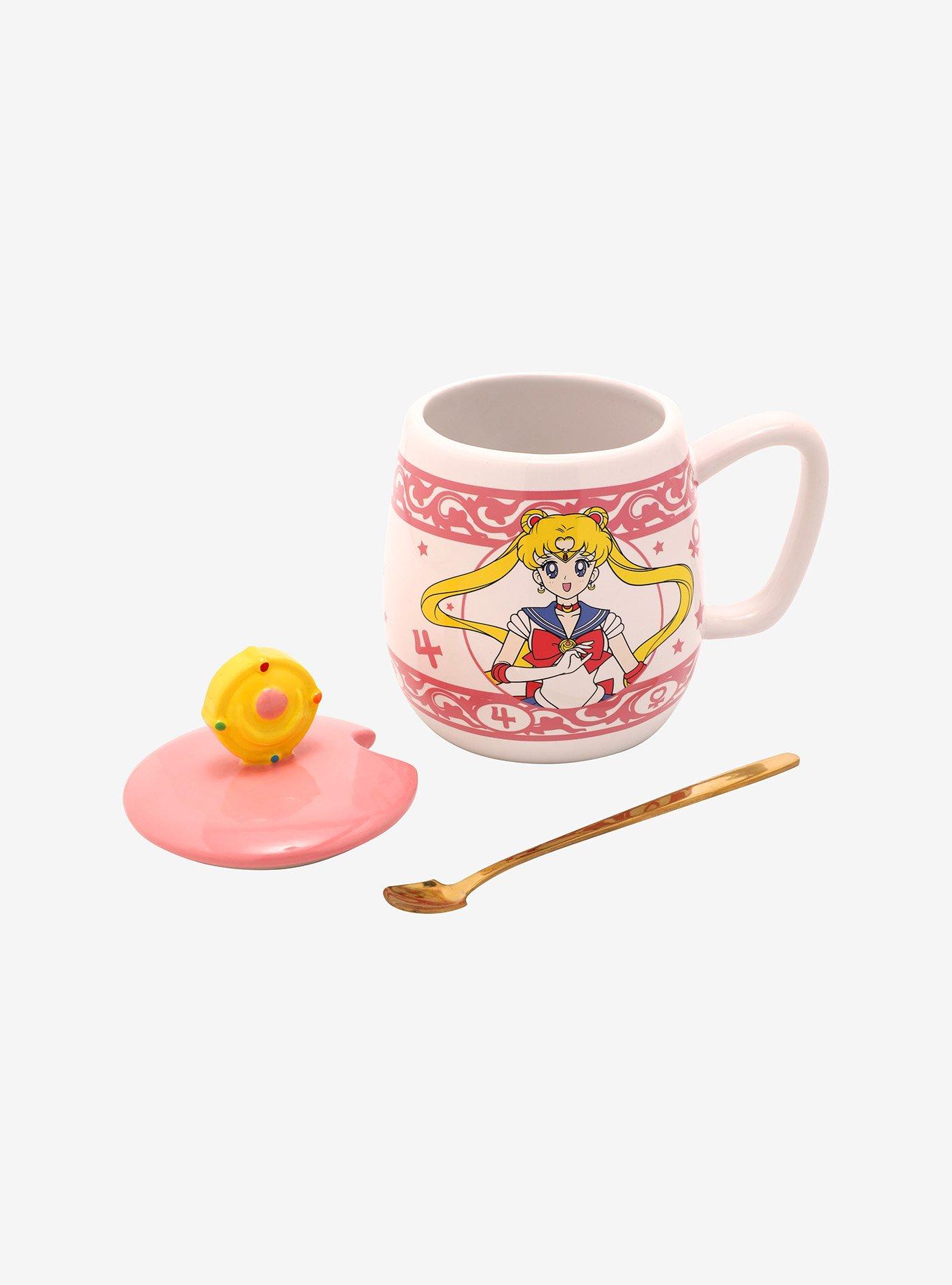 Sailor Moon Portrait Mug with Lid & Spoon