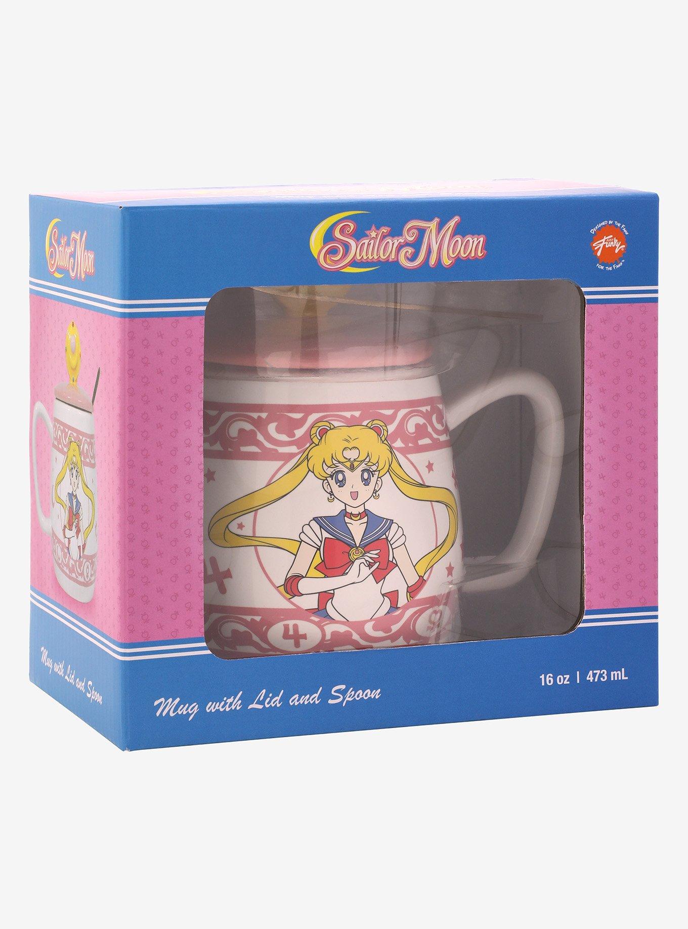 Sailor Moon Portrait Mug with Lid & Spoon