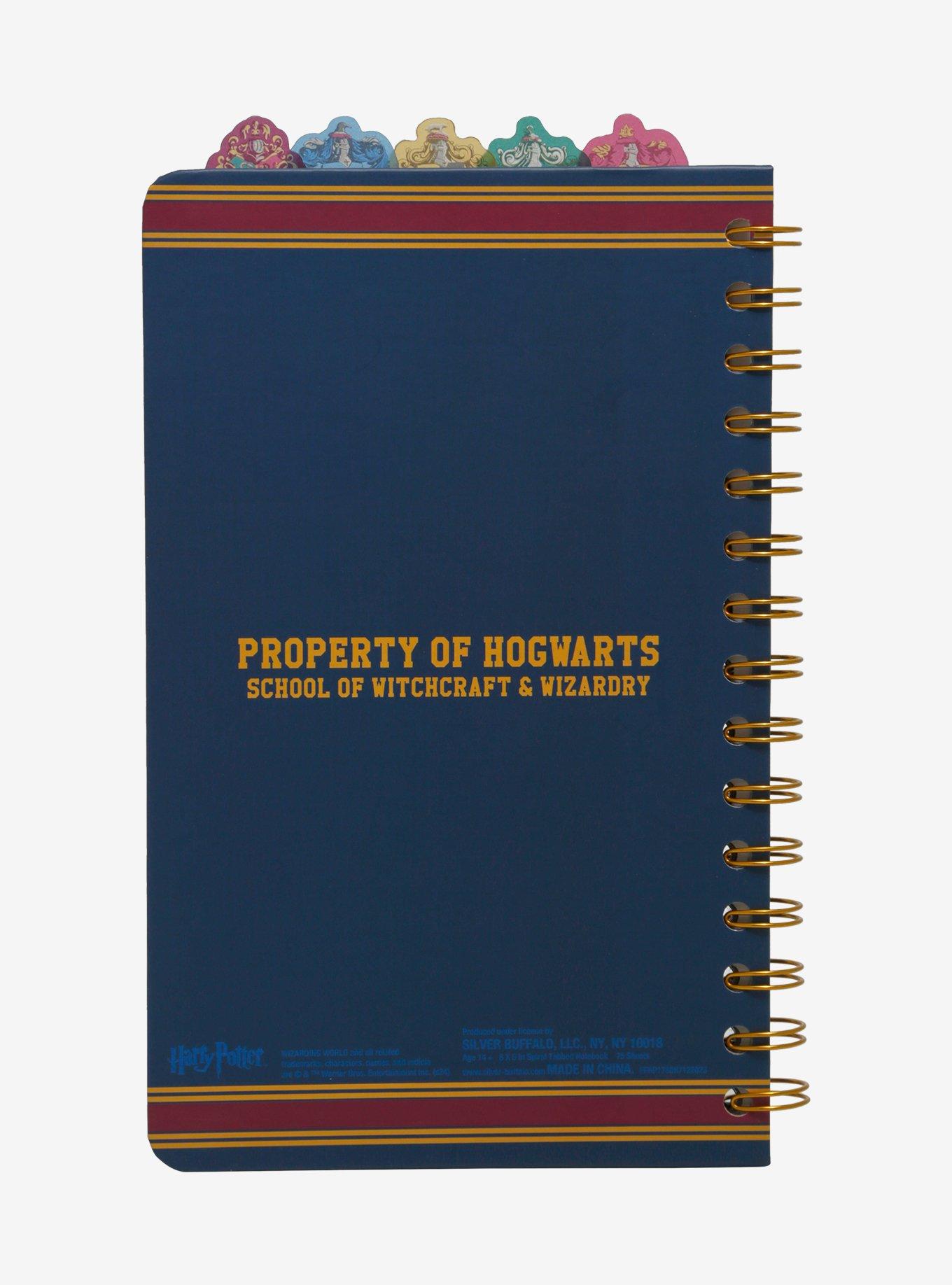 Harry Potter Hogwarts Crest Tab Journal - BoxLunch Exclusive, , alternate